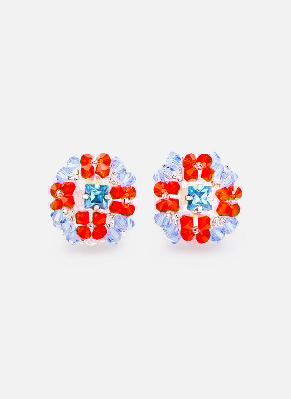 Pearl earrings Multicolour by KISSES X KISSES X Pearl earrings Multicolour