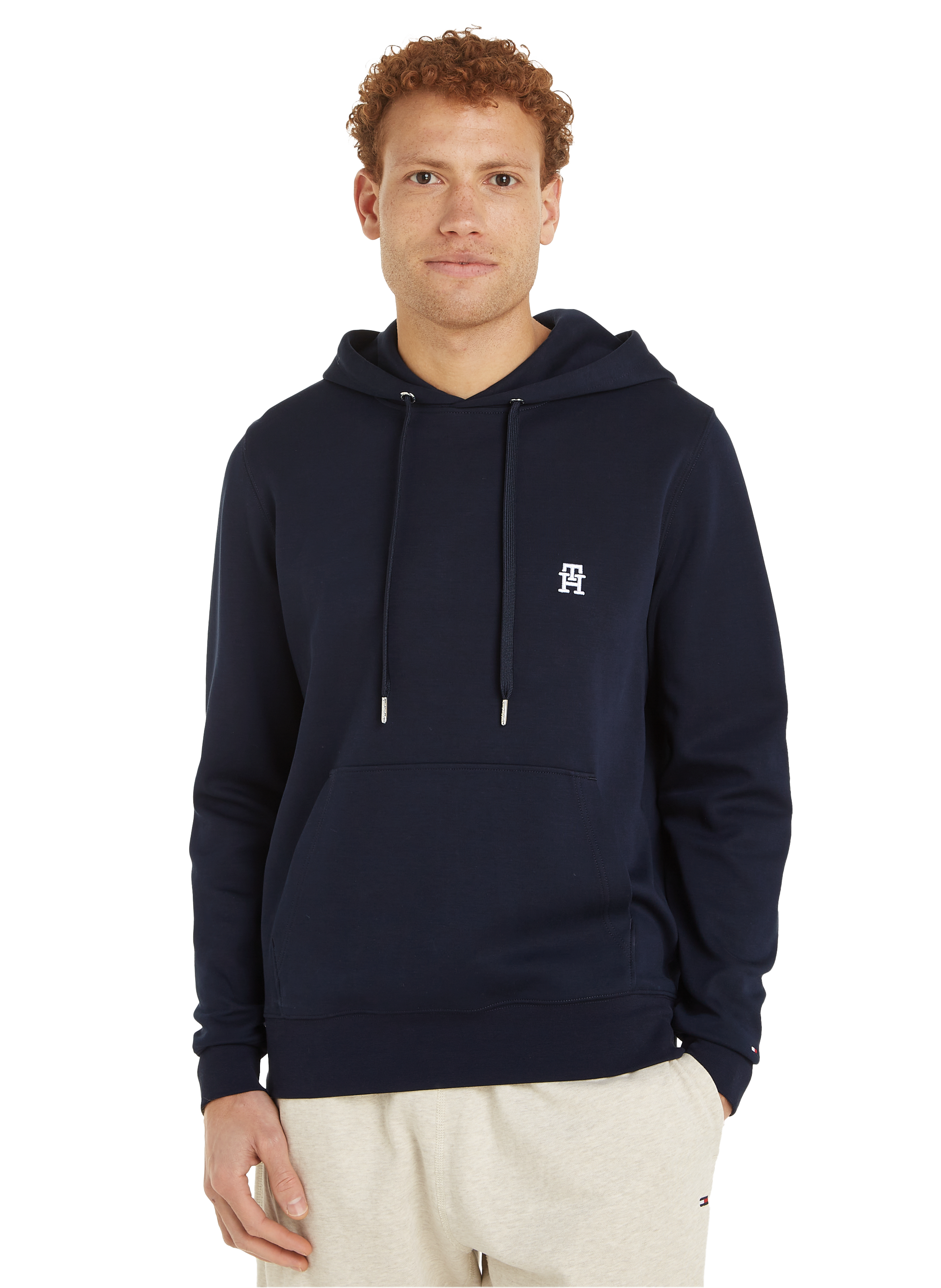 TOMMY HILFIGER Cotton hoodie Blue