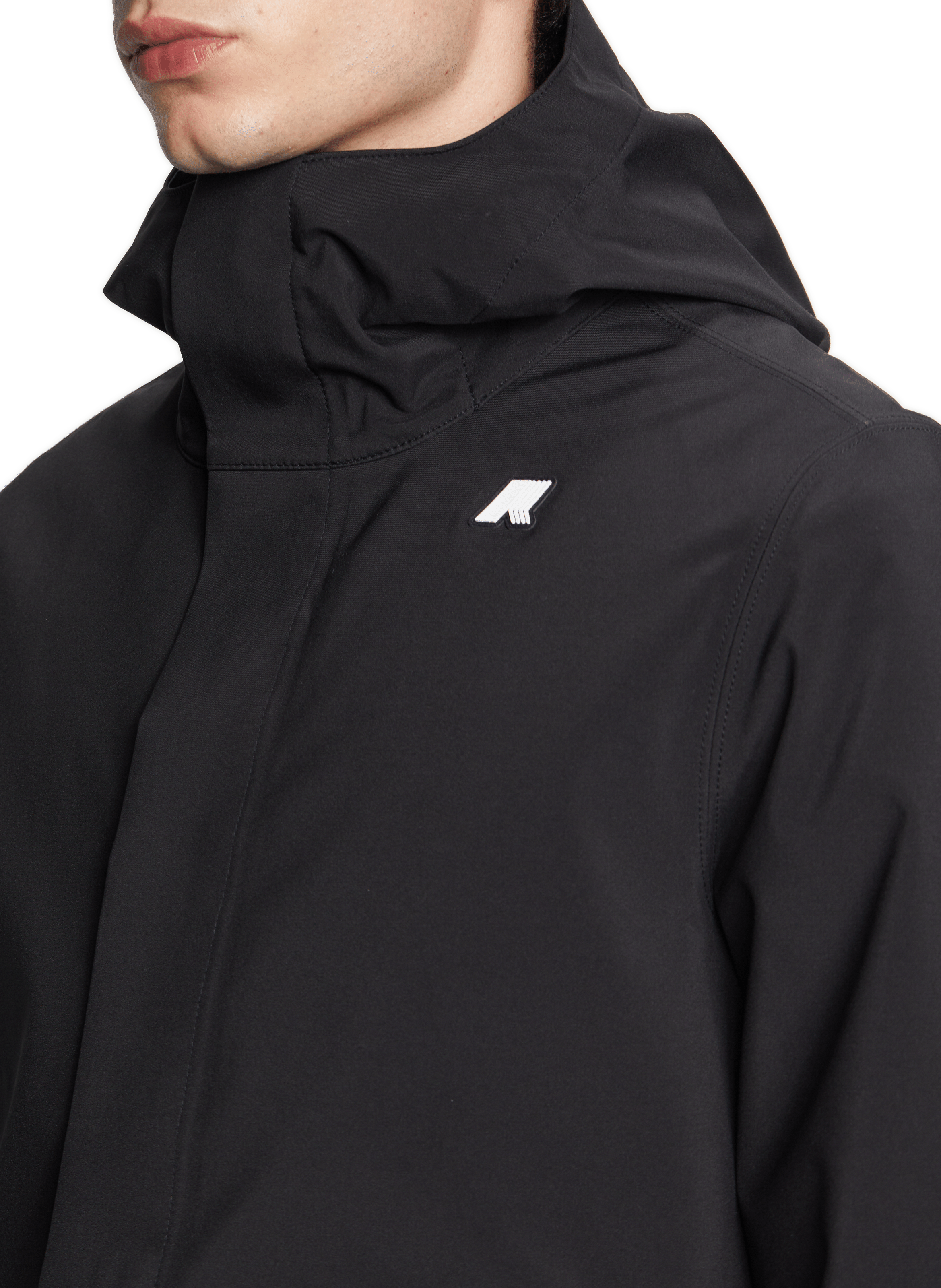 Mid-length jacket K-WAY Black