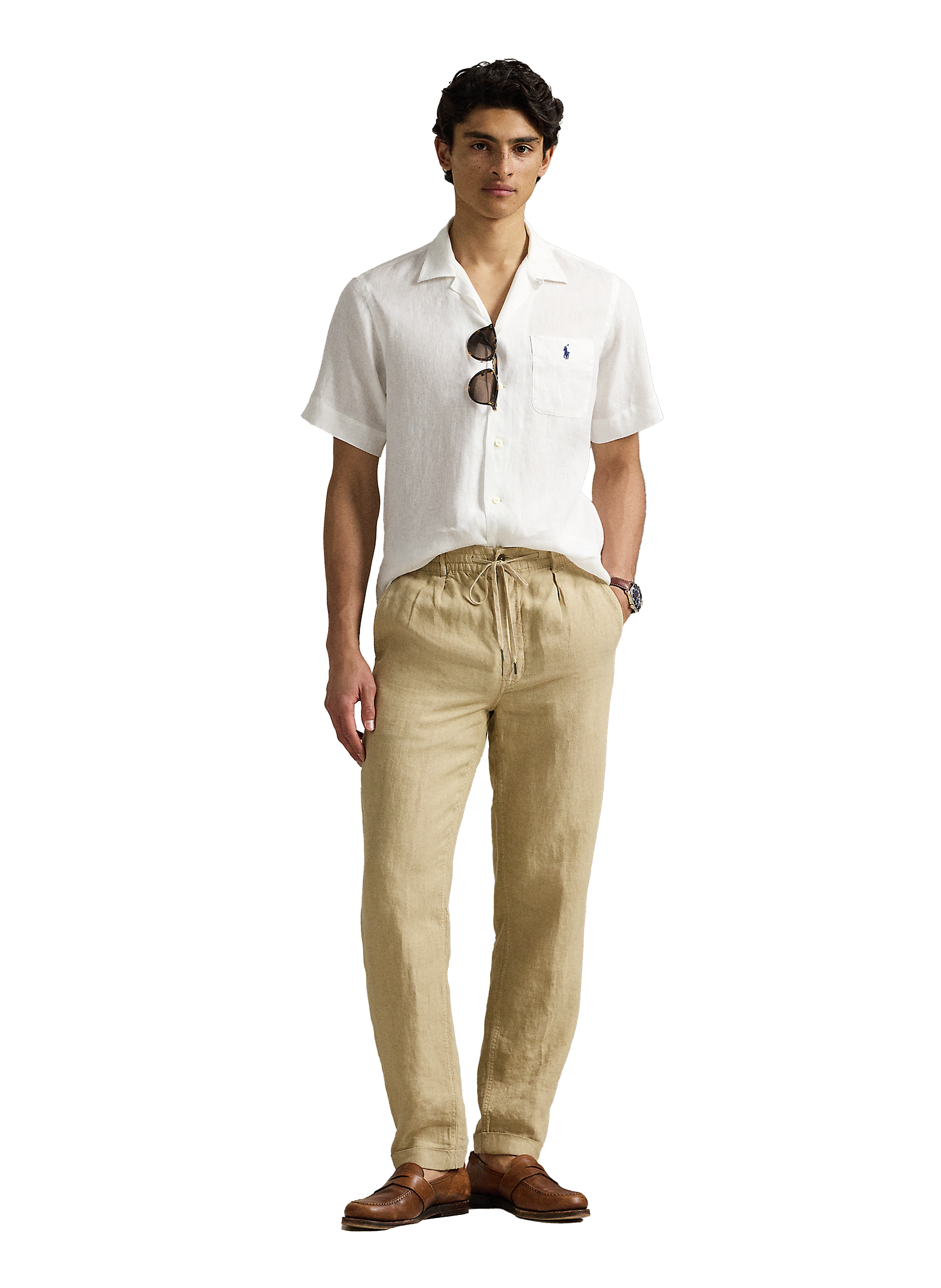 Linen shirt POLO RALPH LAUREN White