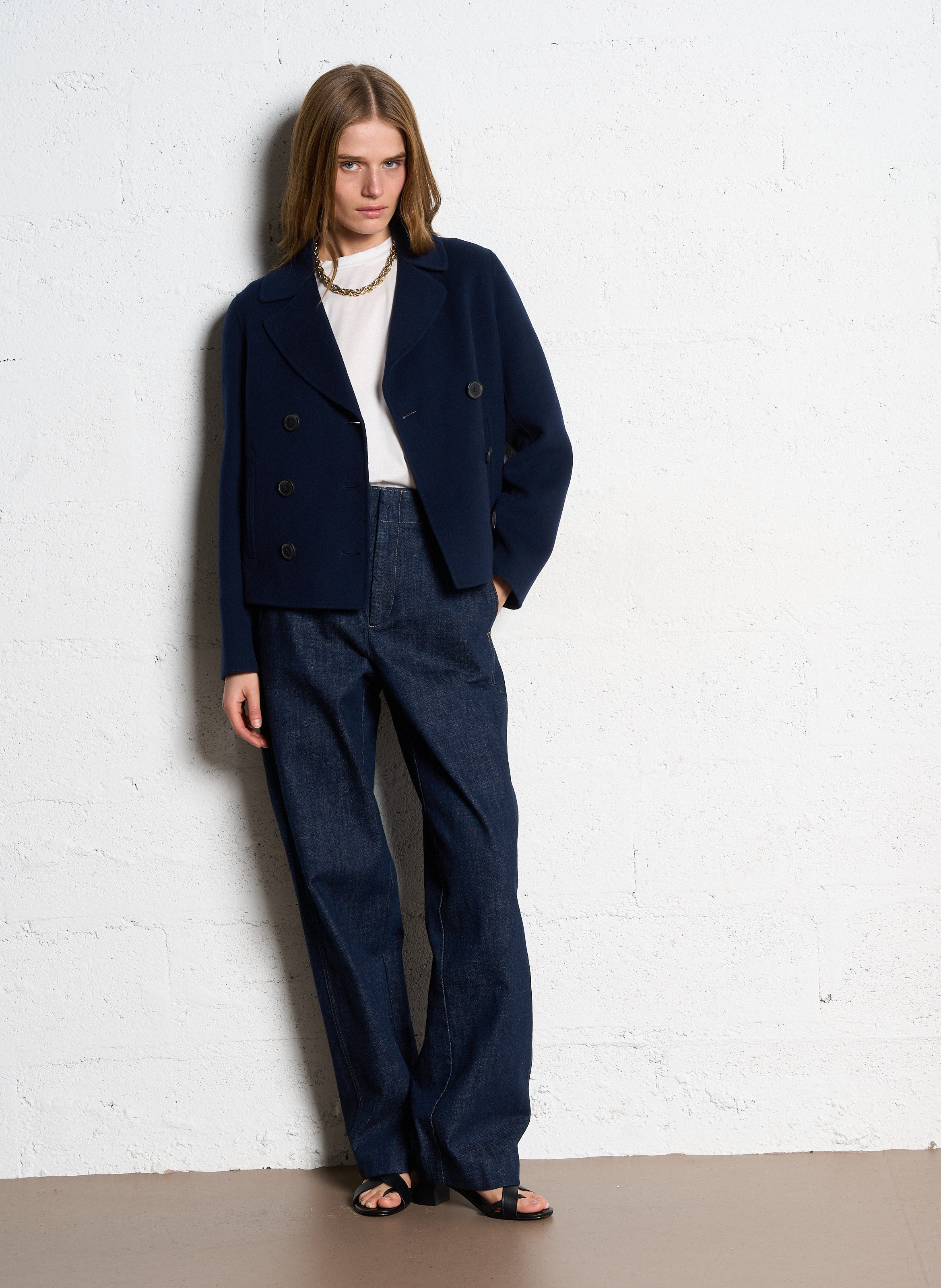 Jean large en coton bio blair SOEUR Bleu