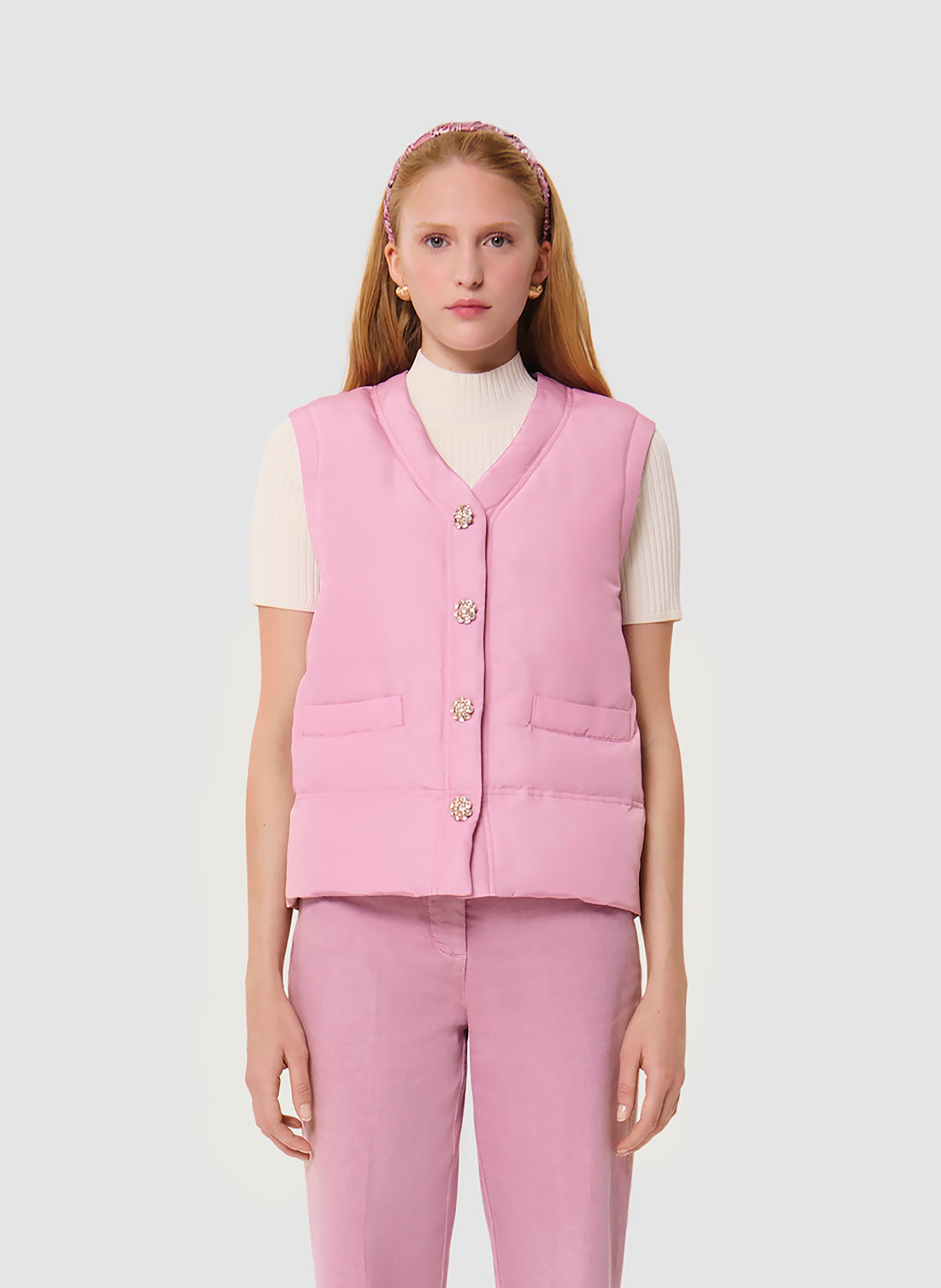 Doudoune sans manches dario TARA JARMON Beige