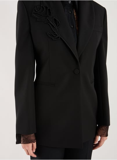 Veste col tailleur en laine vierge BLUMARINE Veste col tailleur en laine vierge BLUMARINE