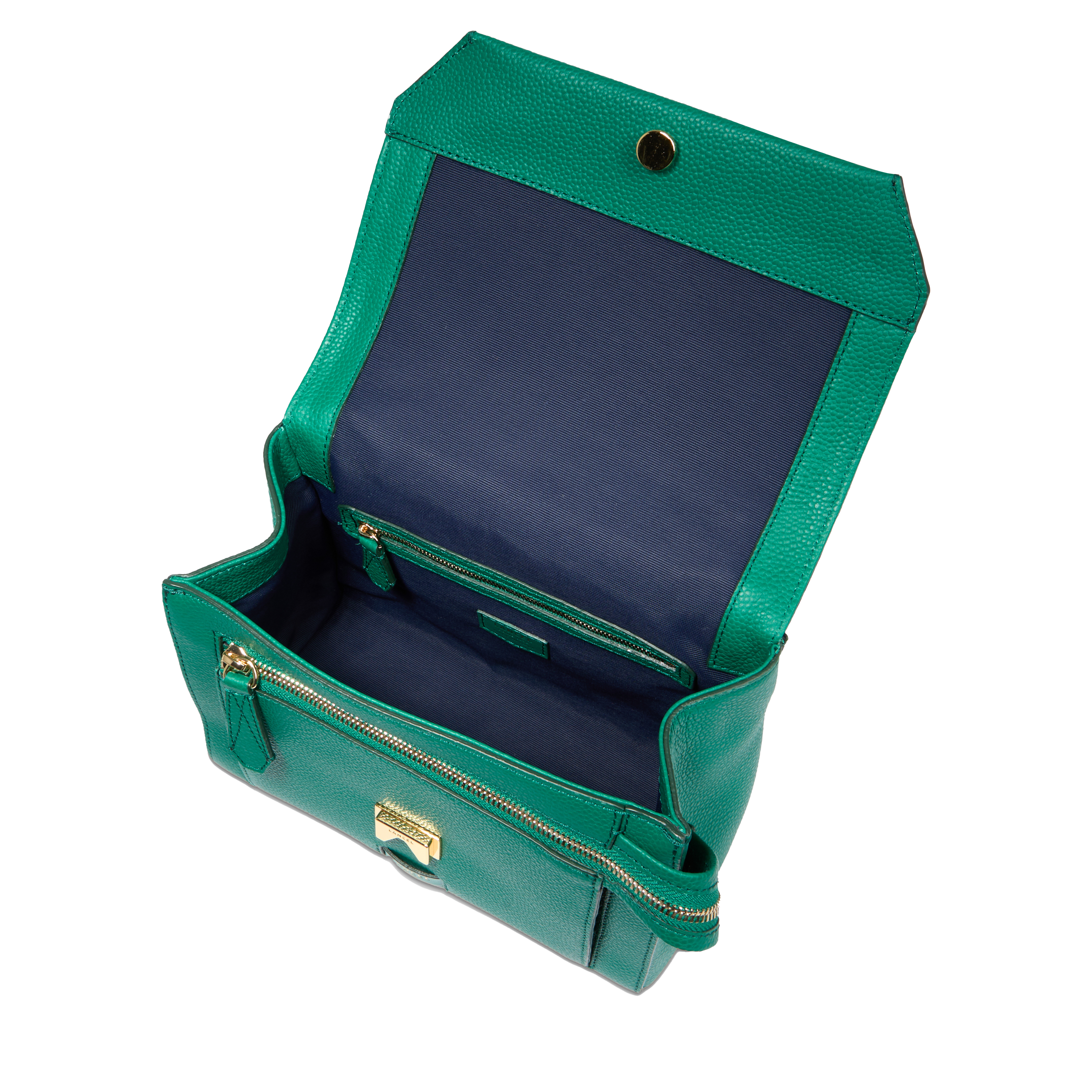 Sac rabat m ninon de lancel en cuir LANCEL Vert