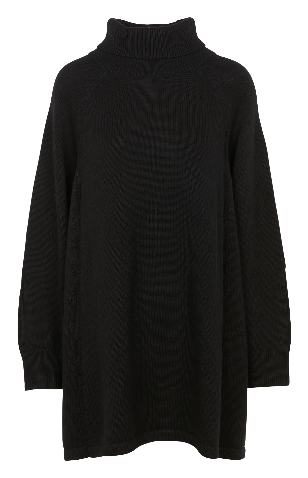 Robe courte col roulé en laine mélangé medee BA&SH Noir