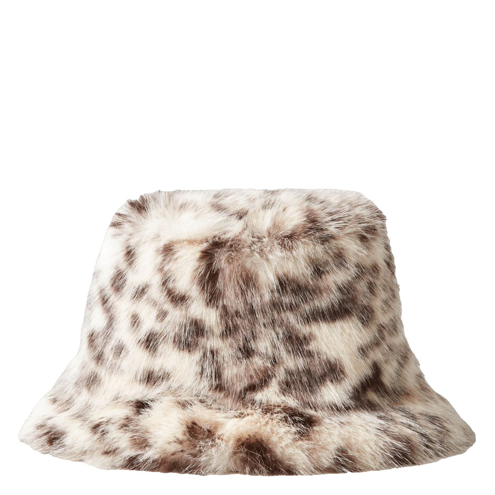 Chapeau en fausse fourrure imprimée amirabis CLAUDIE PIERLOT Multicolore