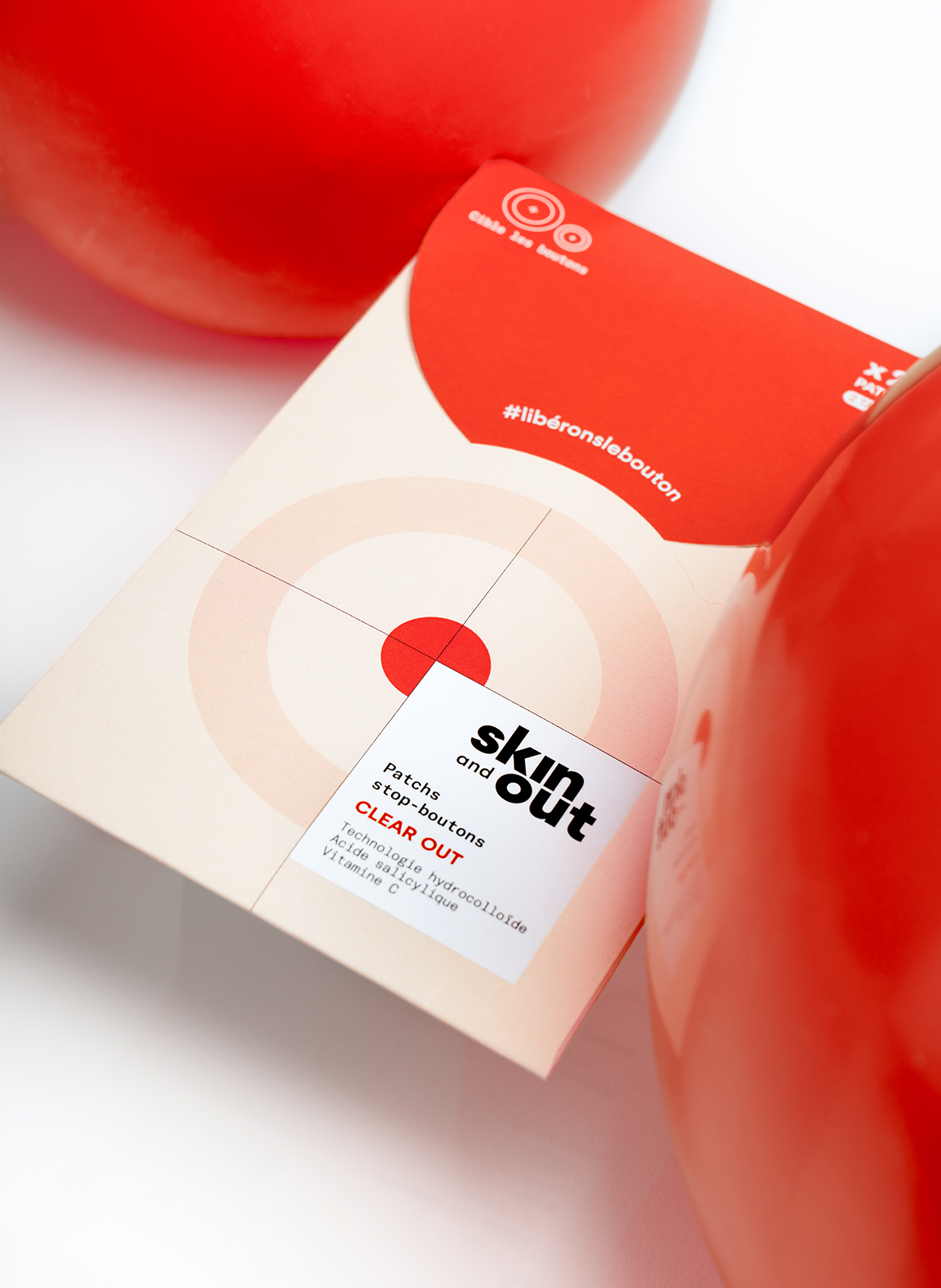 Patchs Stop Boutons x46 SKIN & OUT No color