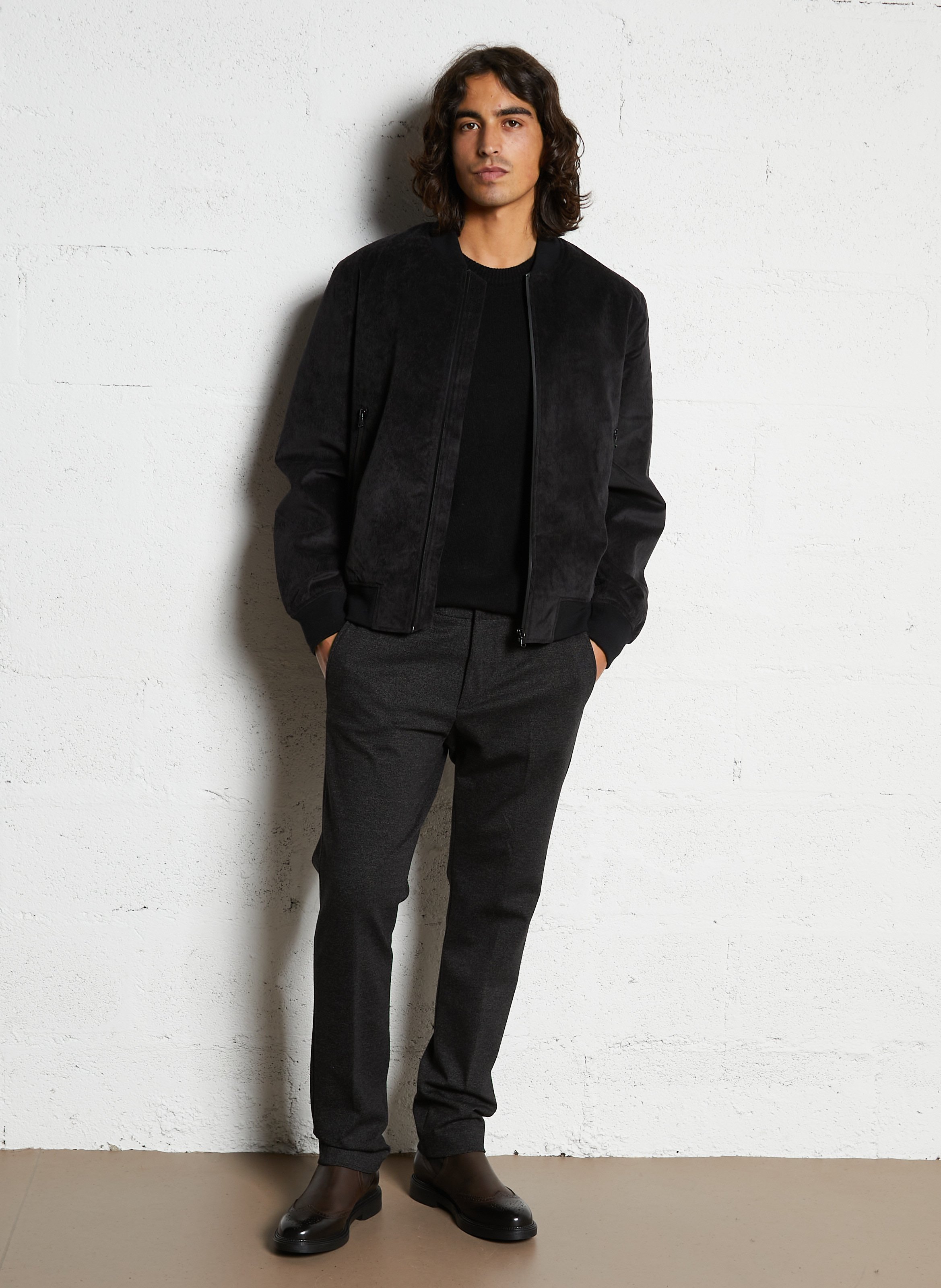 Blouson col teddy IKKS Noir