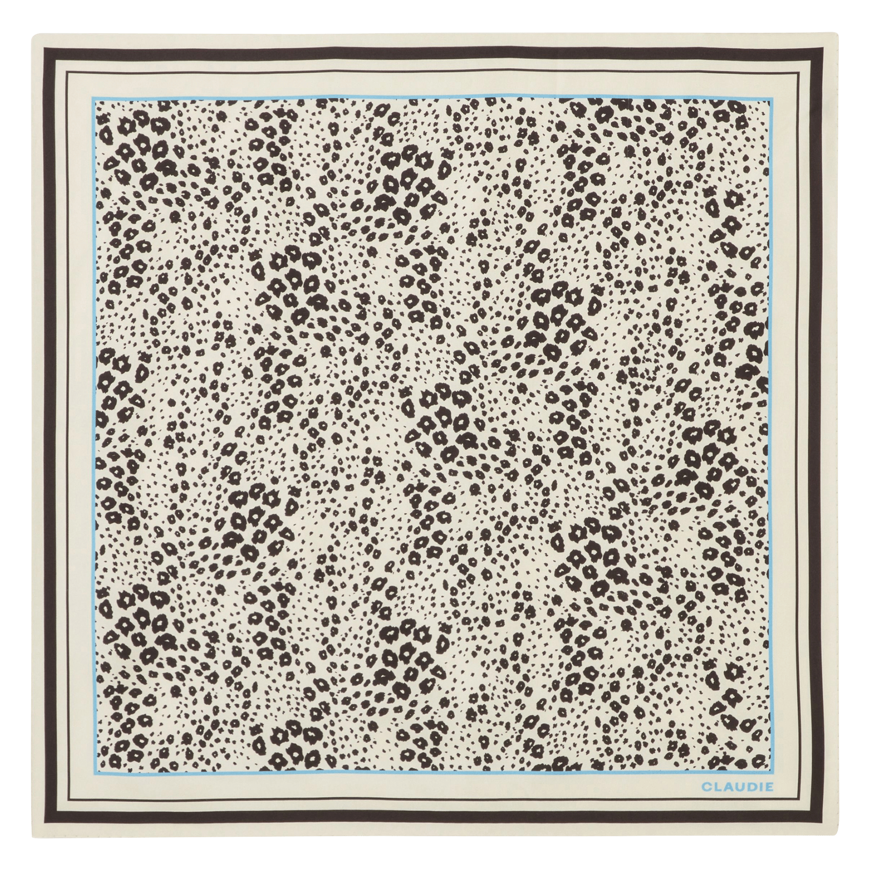 Foulard carré imprimé en soie CLAUDIE PIERLOT Multicolore