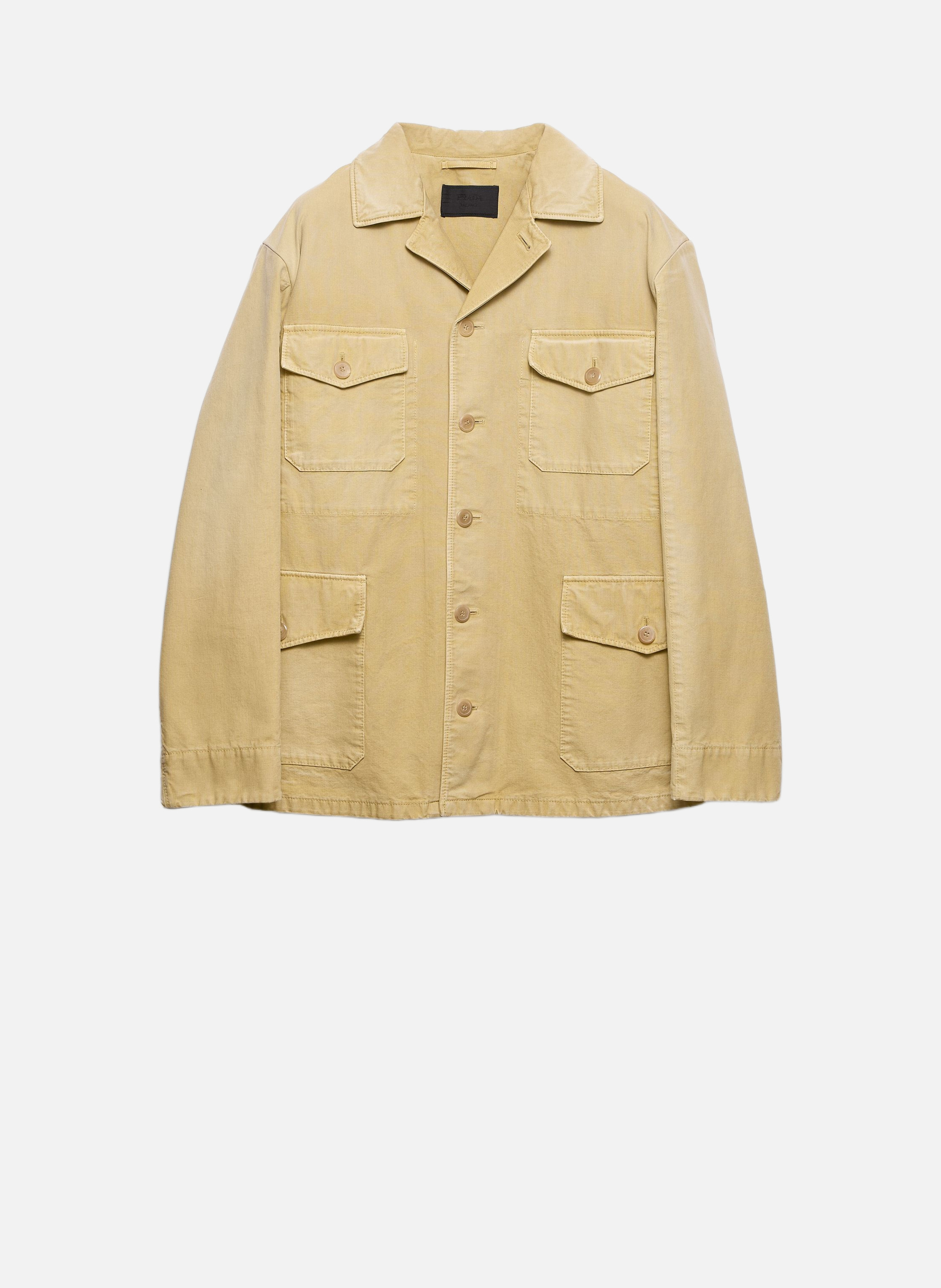 Blouson en coton PRADA Beige