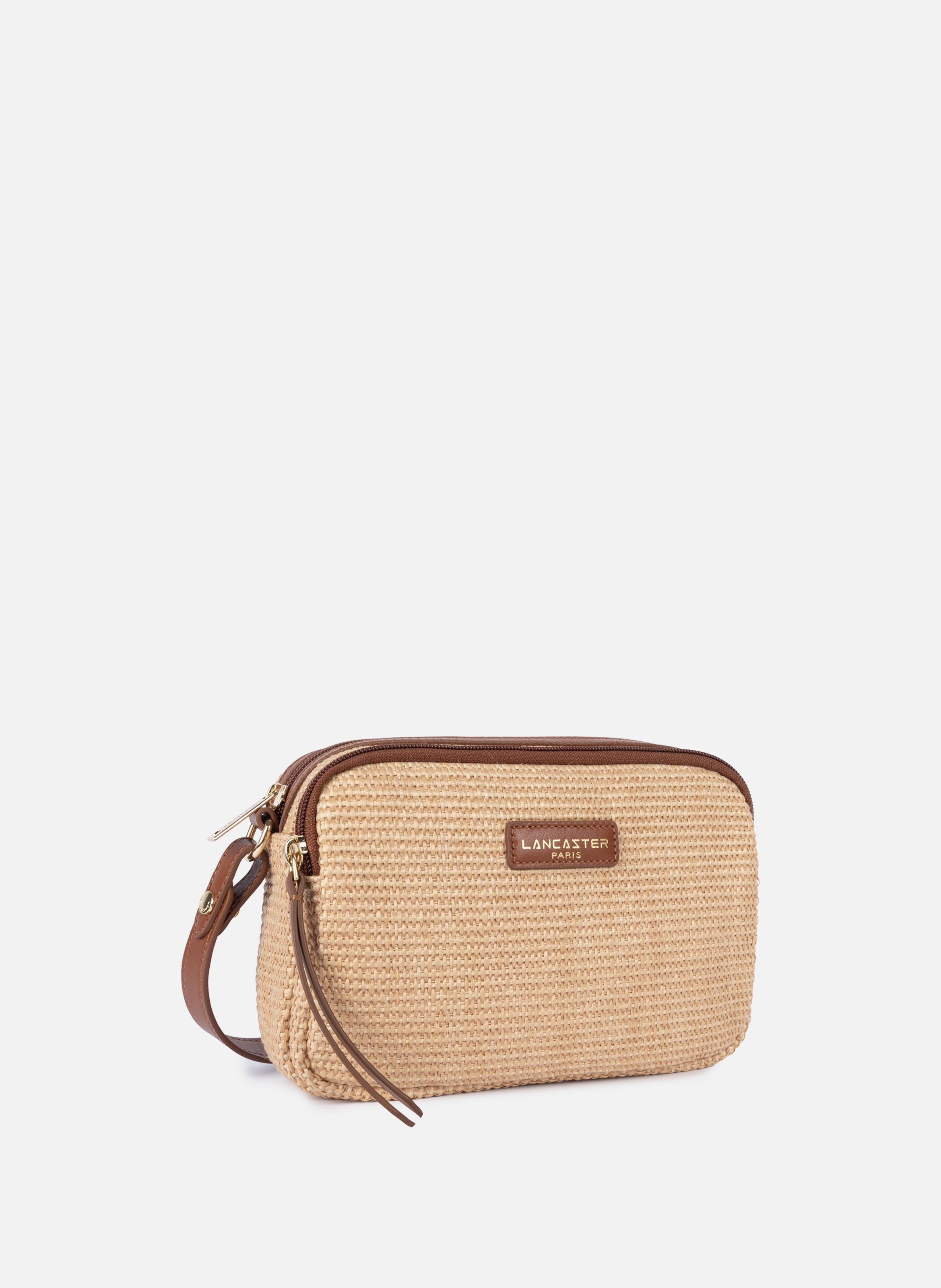 Sac trotteur - mini osier LANCASTER Marron