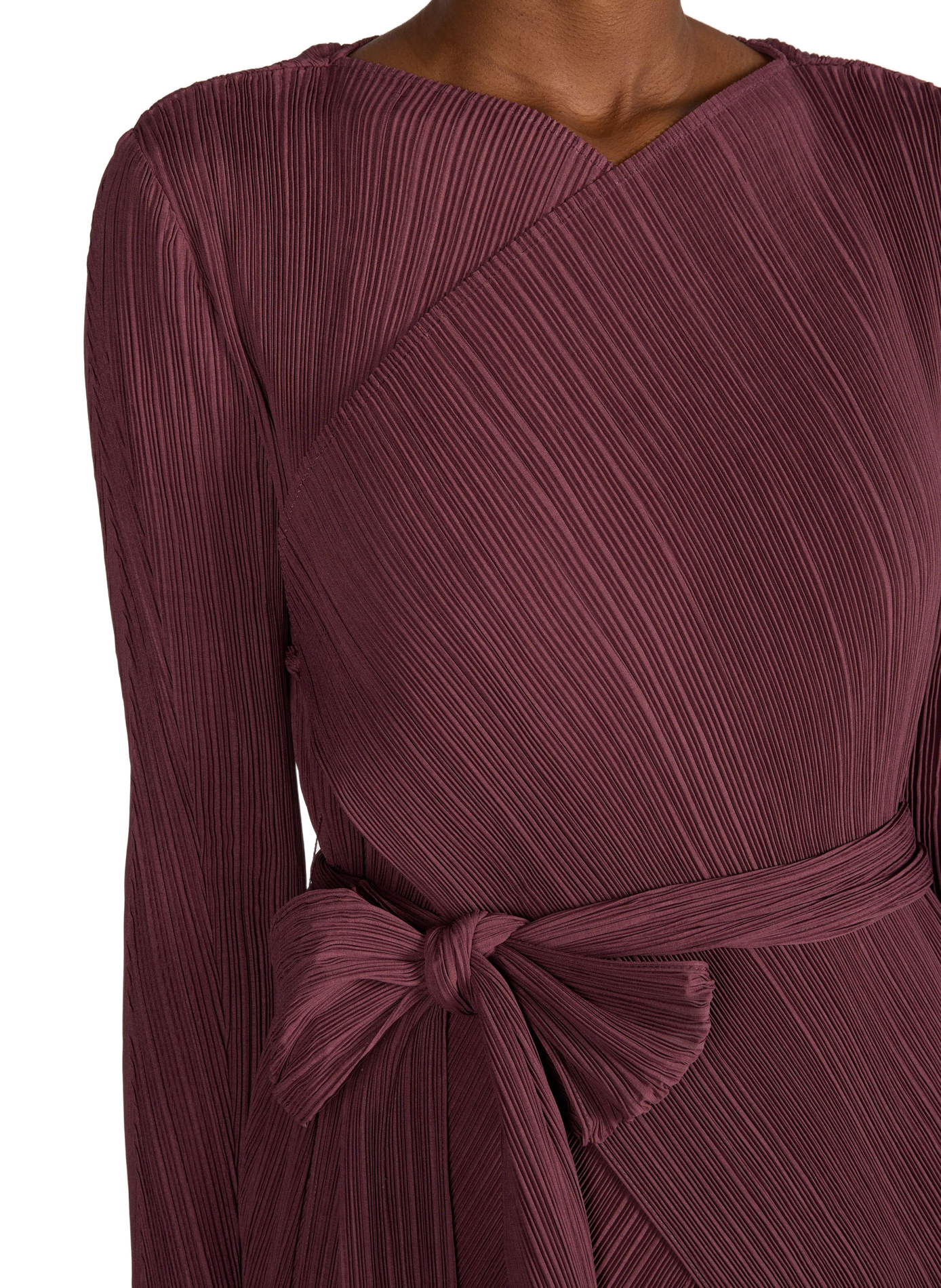 Pleated Jacket with Belt ADOLFO DOMINGUEZ Red