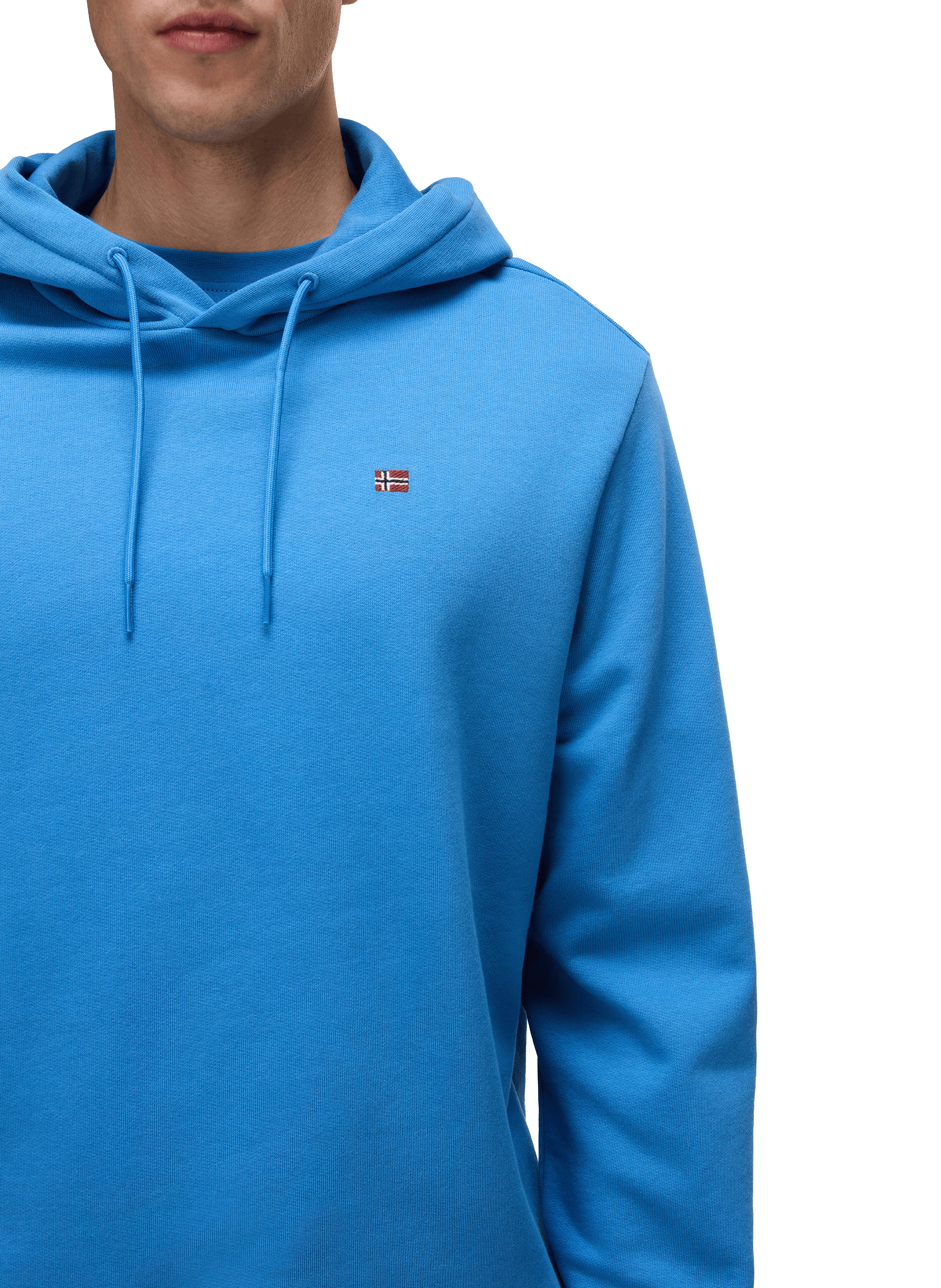 Hoodie en coton NAPAPIJRI Bleu