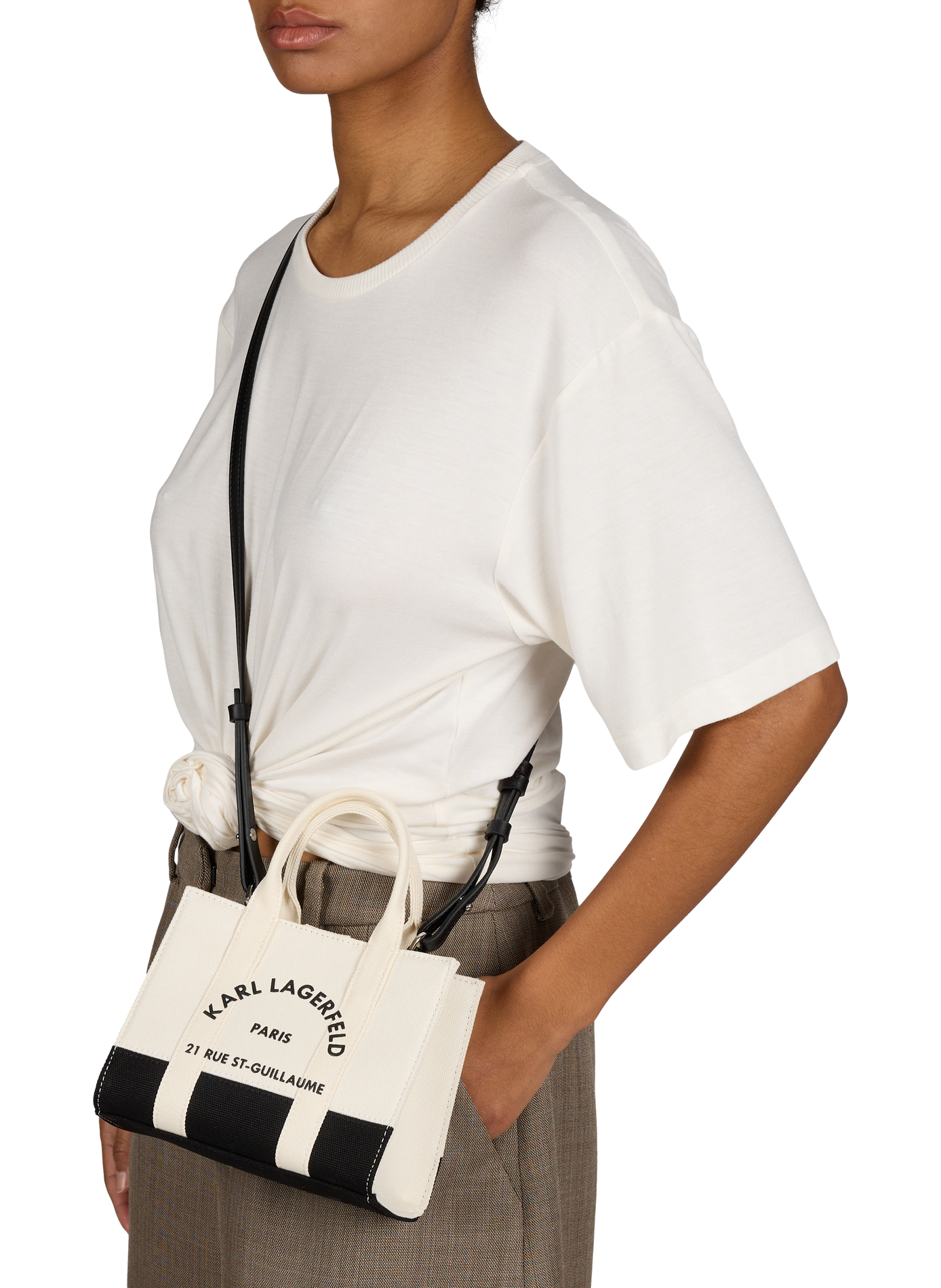 Cotton handbag KARL LAGERFELD Multicolour