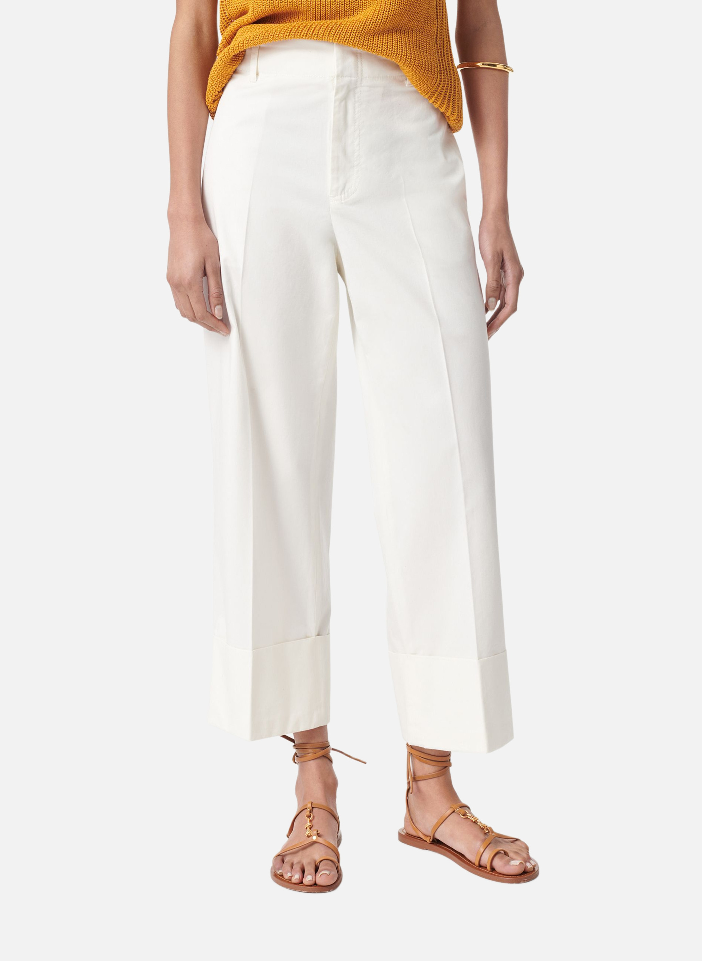 Pantalon gingembre VANESSA BRUNO Blanc