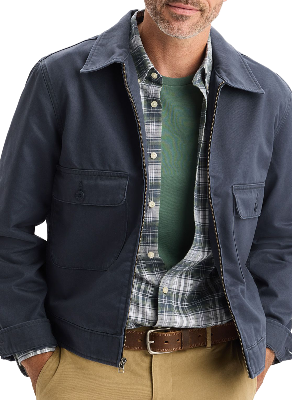 Lightweight cotton jacket DOCKERS Blue
