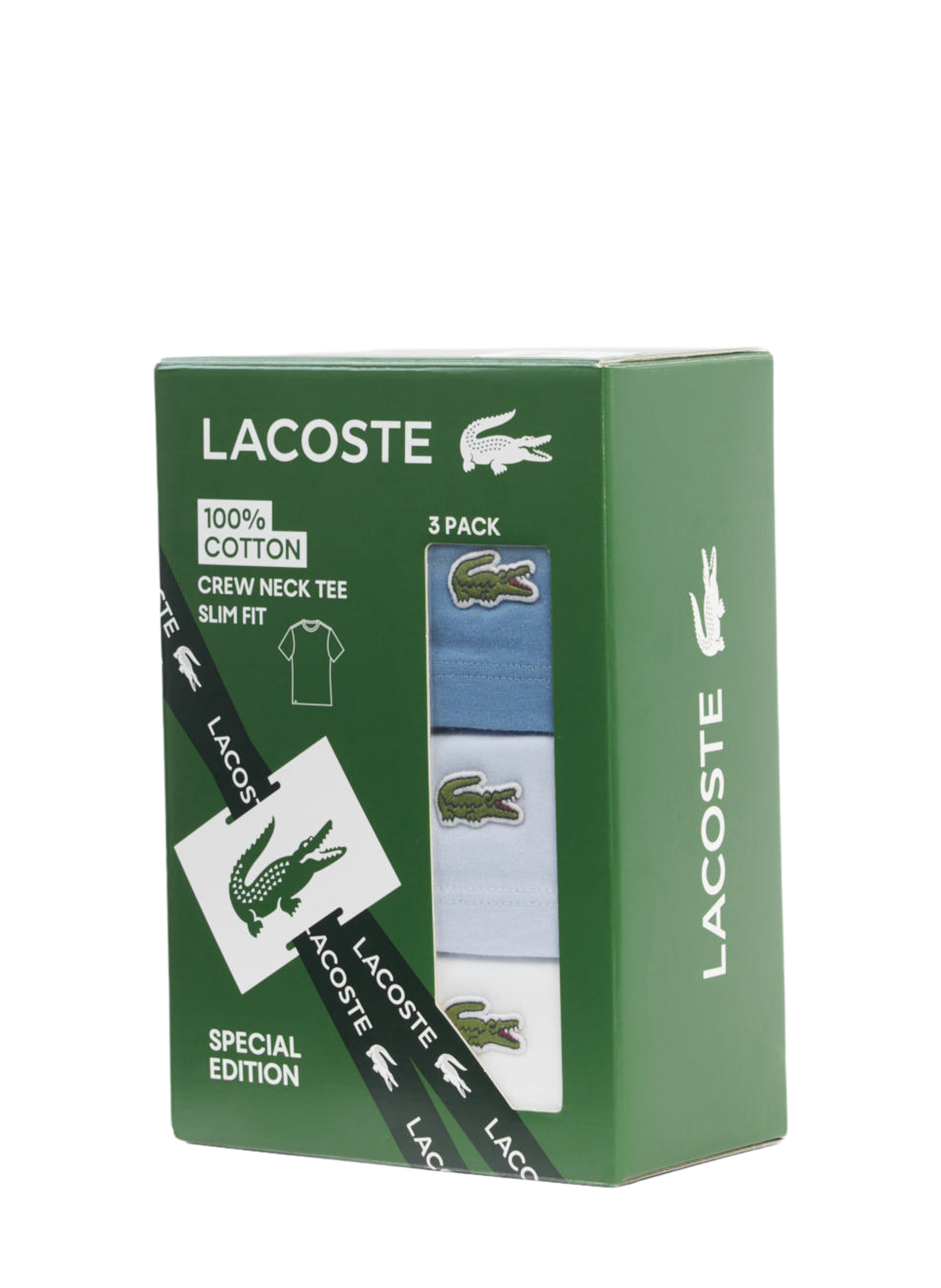 Set of 3 cotton t-shirts LACOSTE Multicolour