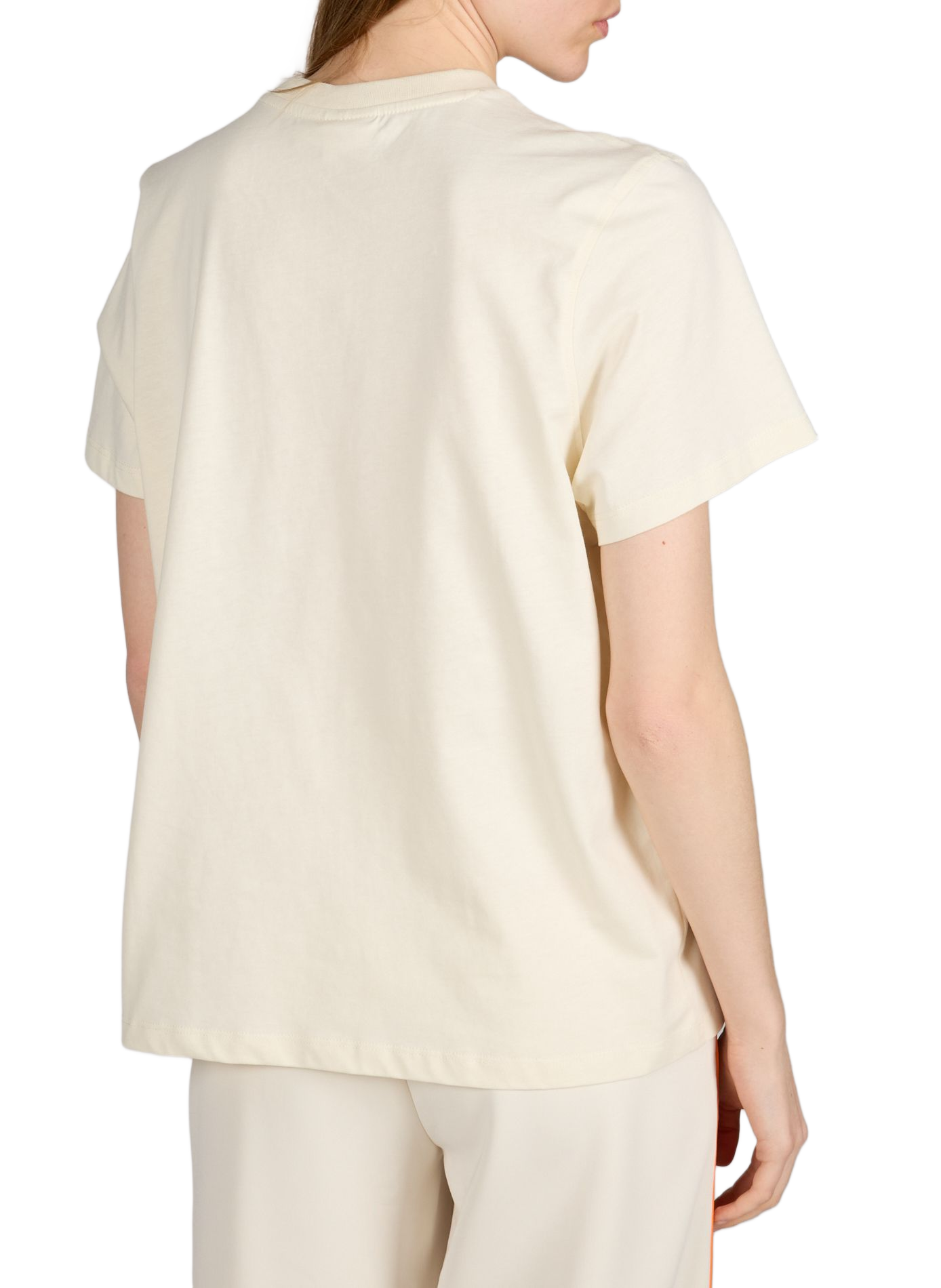 Straight T-shirt with screen-printed logo GERTRUDE ET GASTON Beige