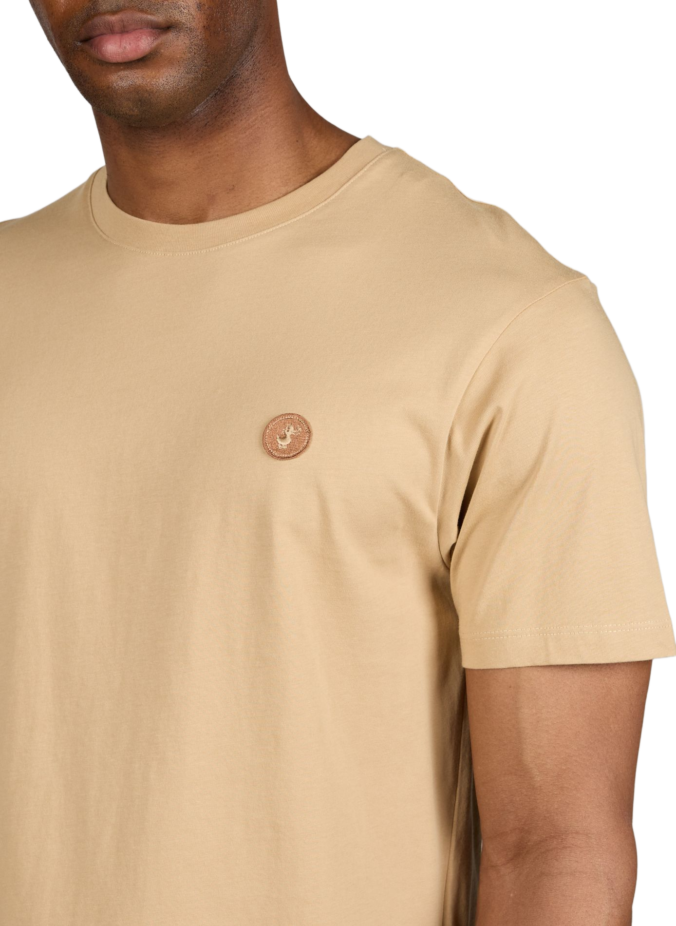Tee-shirt droit en coton SAVE THE DUCK Beige