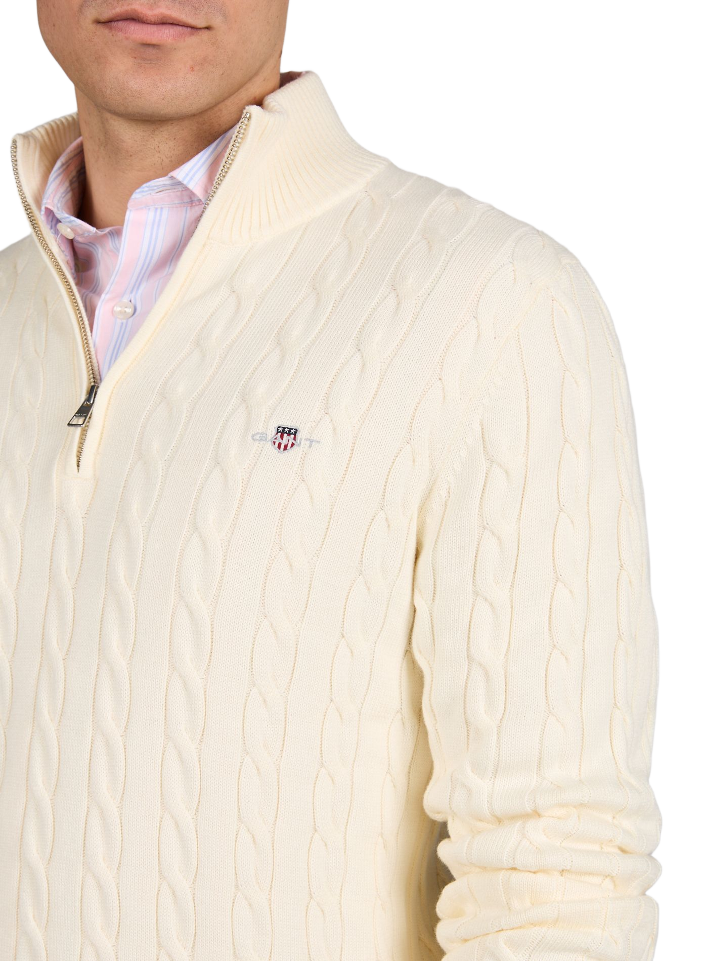 Pull en coton GANT Beige