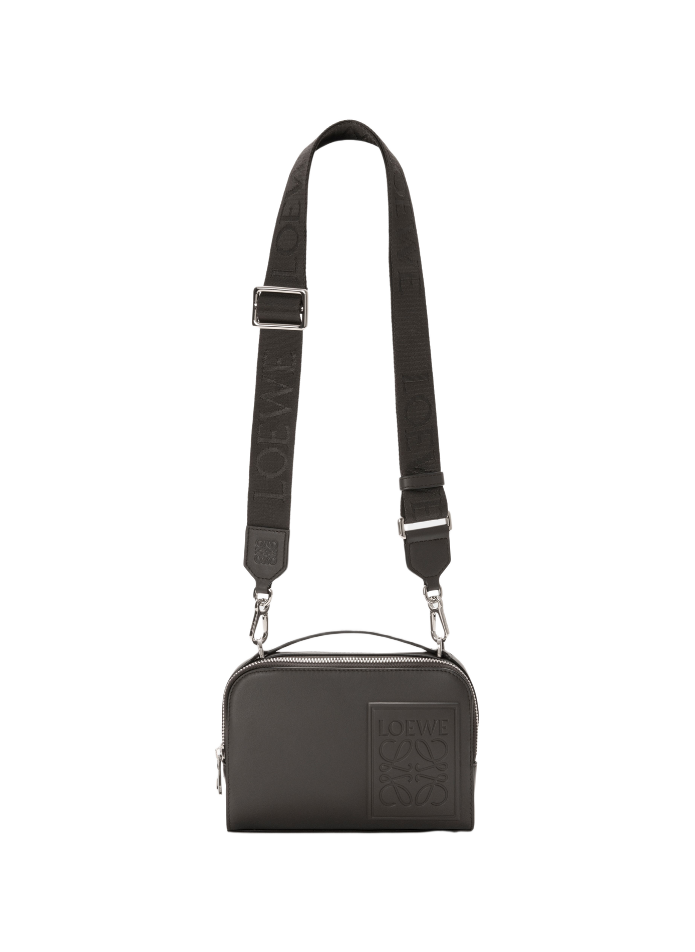 Mini Camera Crossbody en cuir de veau satiné LOEWE Gris