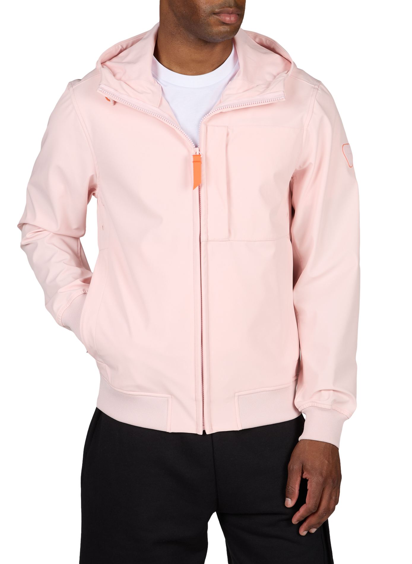 Ronaldo technical hooded jacket GERTRUDE ET GASTON Pink