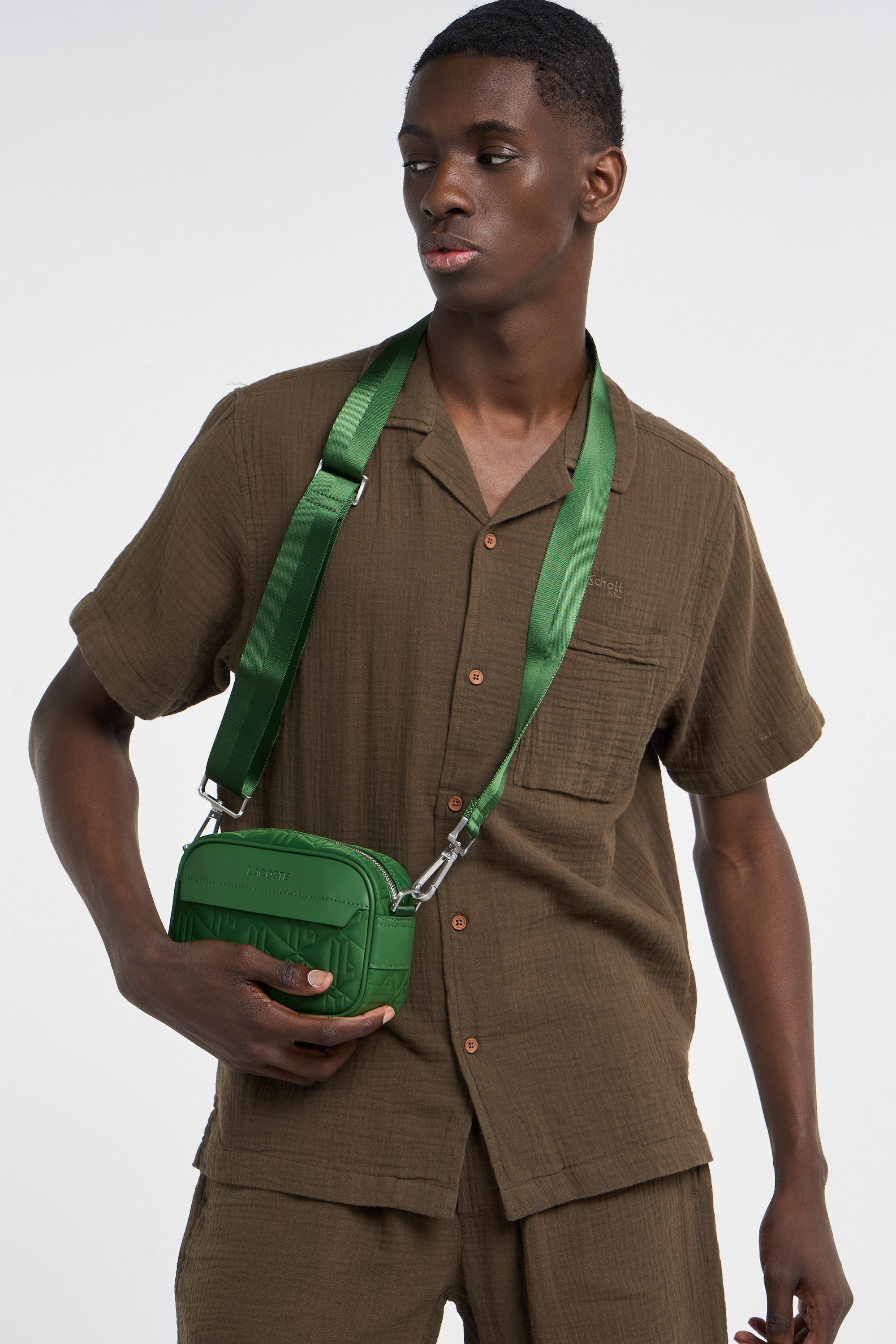 Sac bandoulière the blend LACOSTE Vert