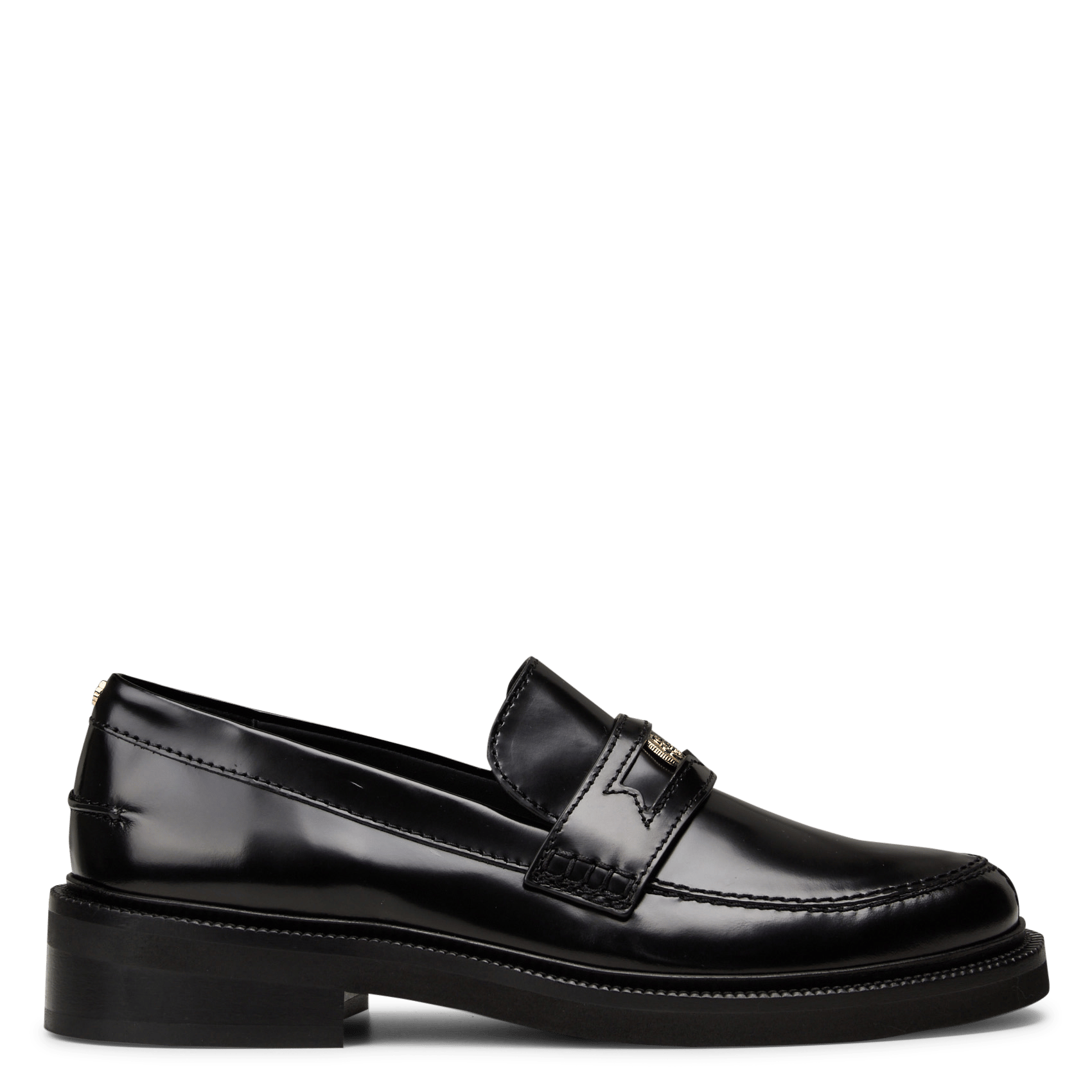 Mocassins en cuir MAJE Noir
