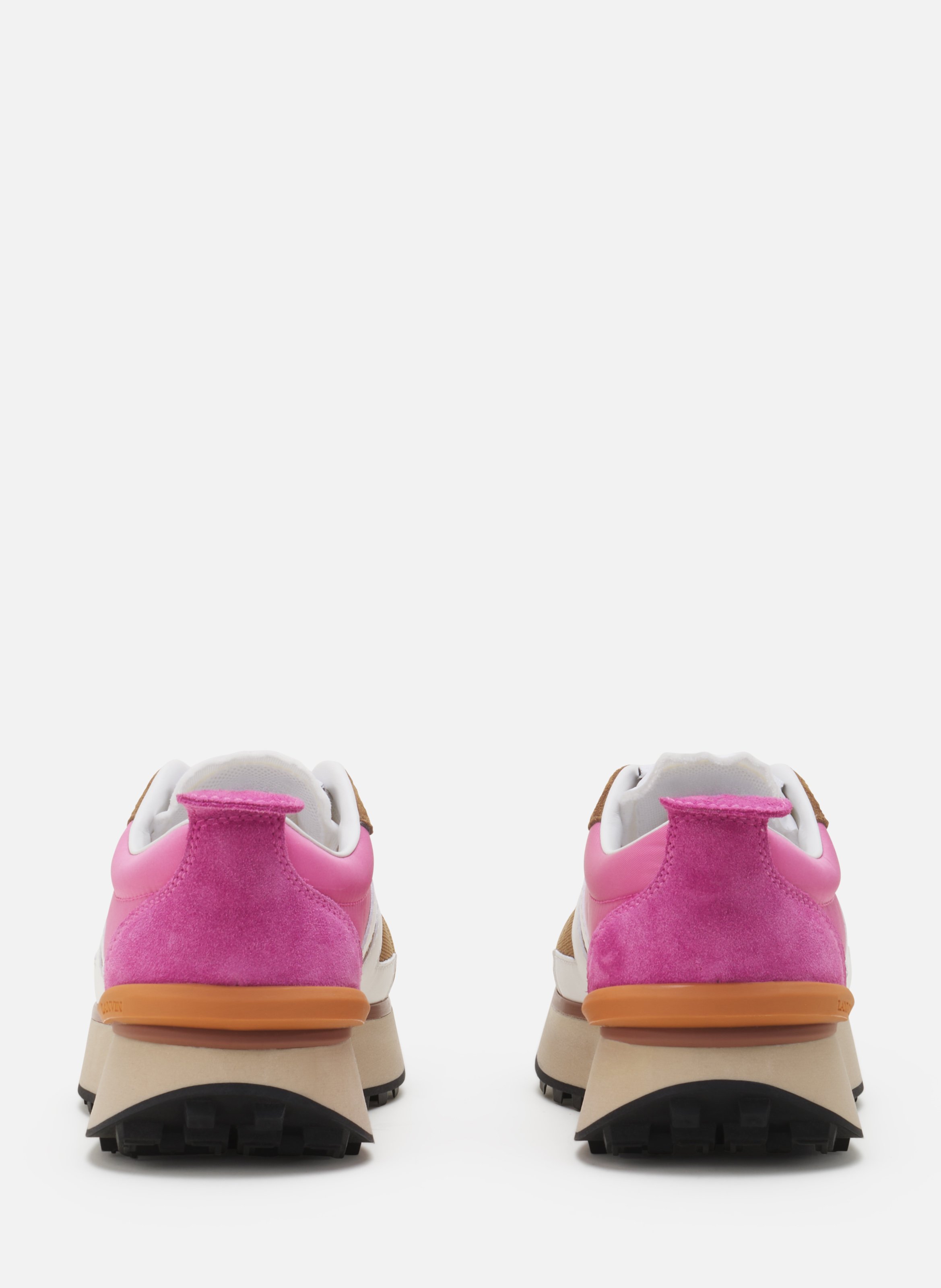Sneakers bumpr en nylon et mesh LANVIN Rose