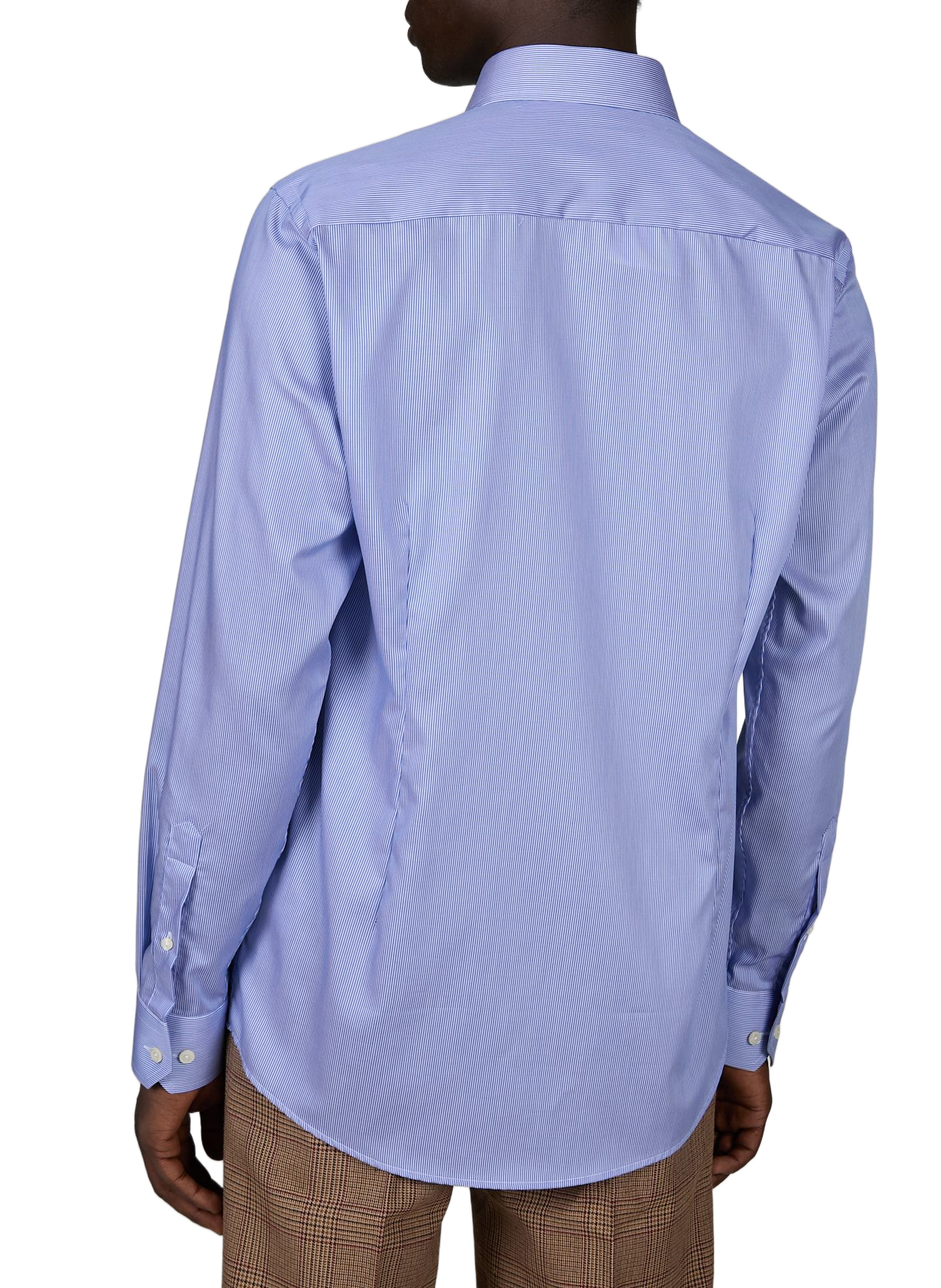 Slim-fit cotton shirt ETON Blue