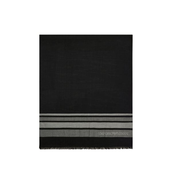 Echarpe à motif avec franges Echarpe à motif avec franges