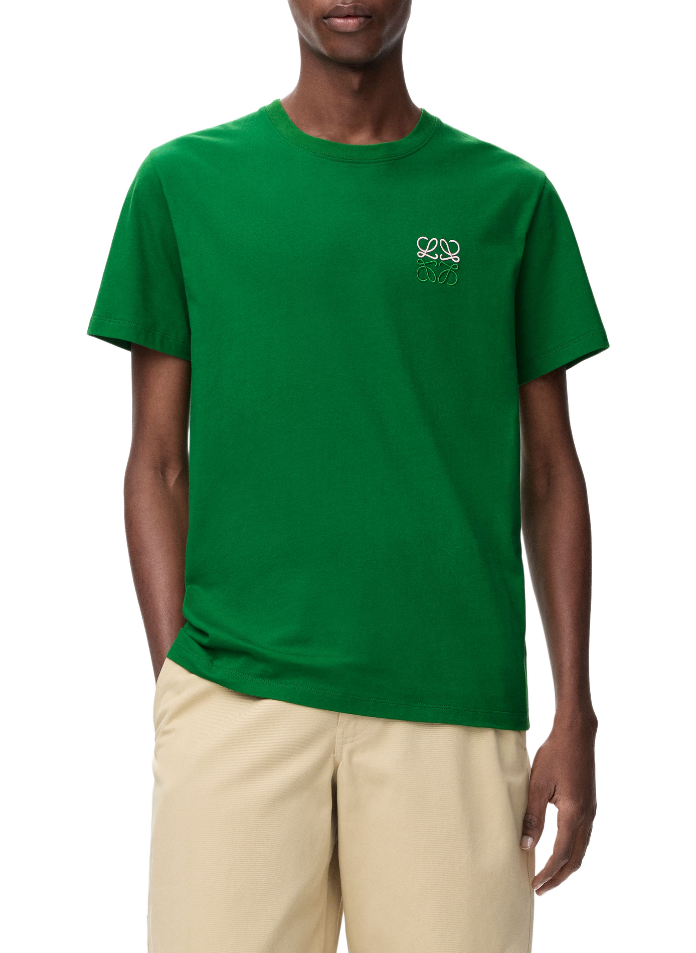 Klassieke katoenen T-shirt LOEWE Groen