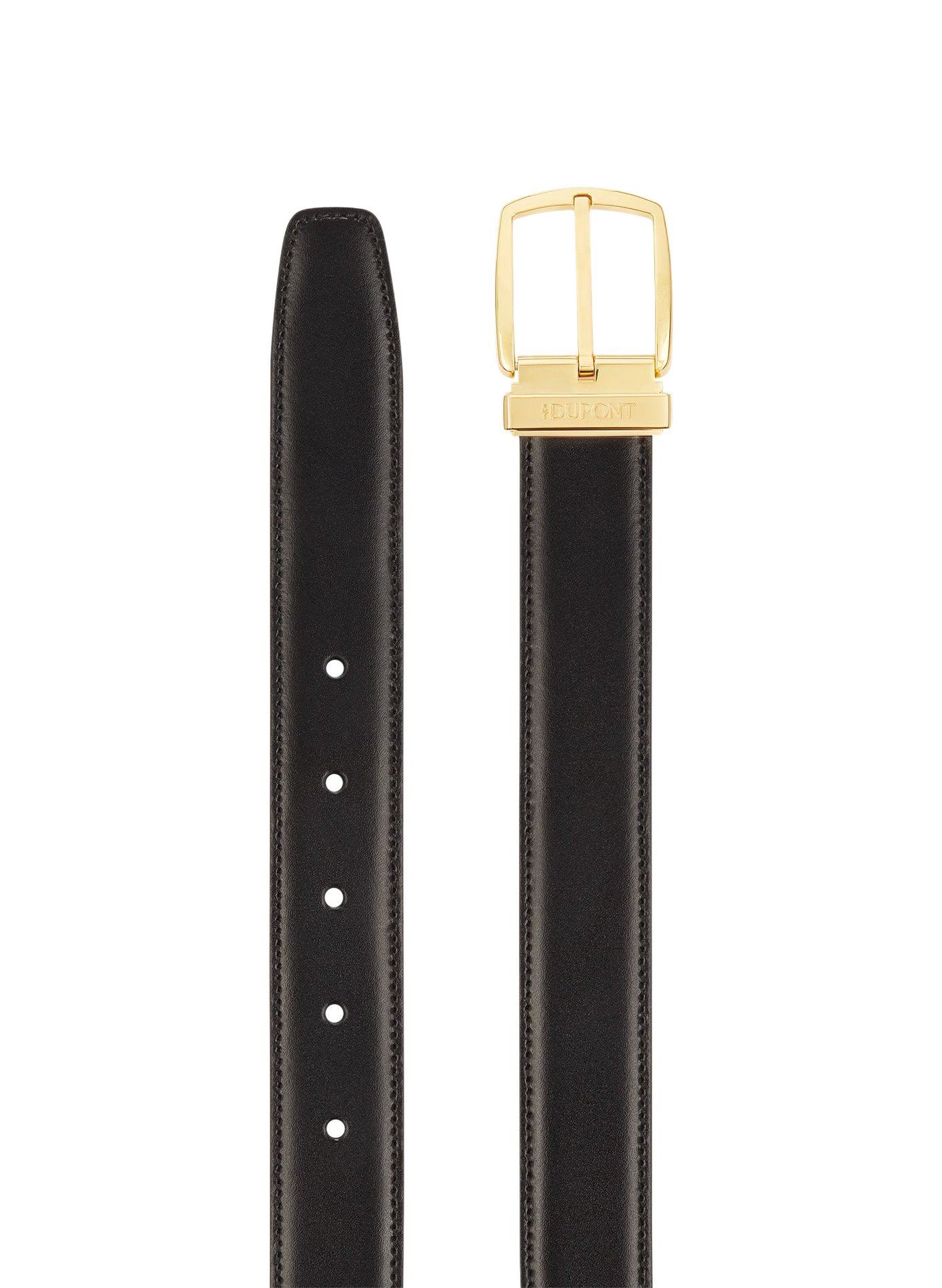 Leather Line D Belt S.T. DUPONT Black