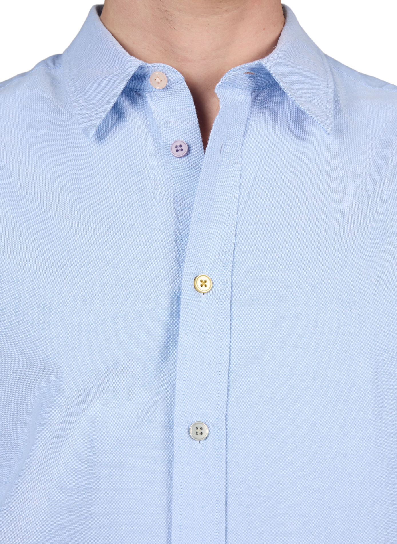 Straight cotton shirt PAUL SMITH Blue