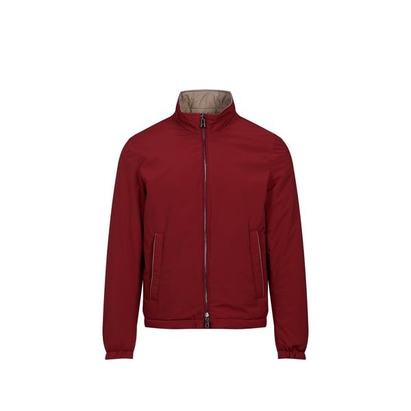 Veste zippée droite col montant Veste zippée droite col montant