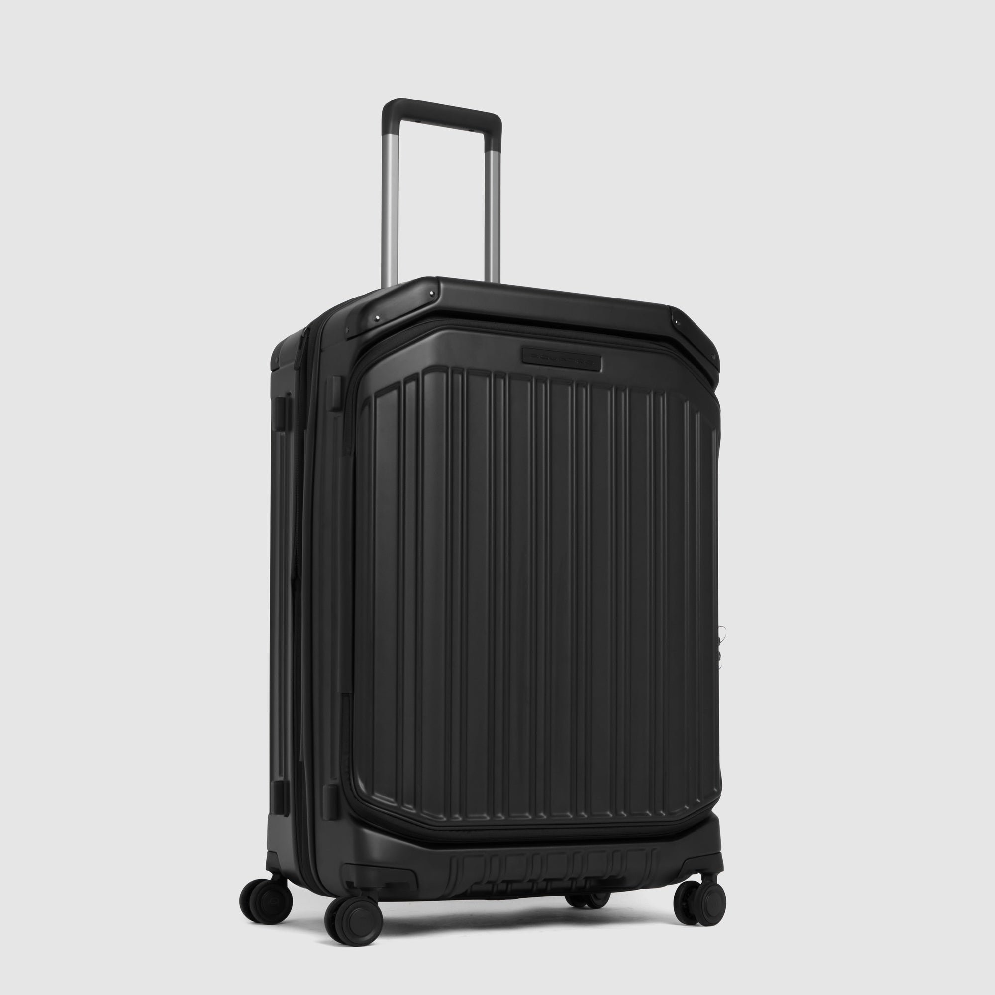 Middelgrote koffer met 4 uitbreidbare wielen PIQUADRO Zwart