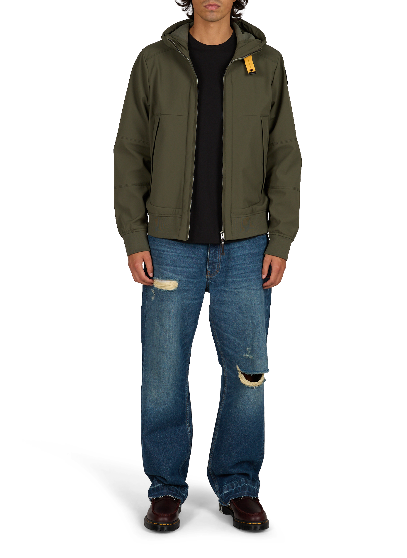 Uni jack met capuchon Abner PARAJUMPERS Kaki