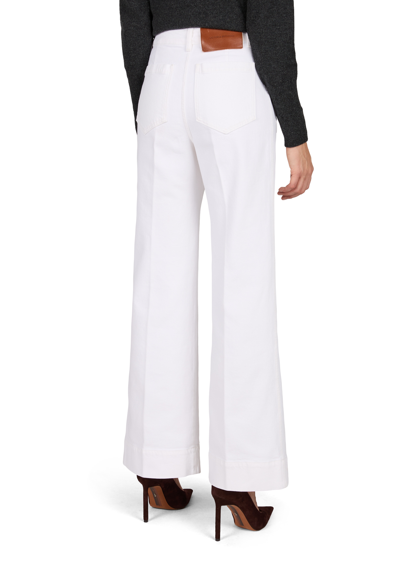 Wide cotton jeans  VICTORIA BECKHAM White