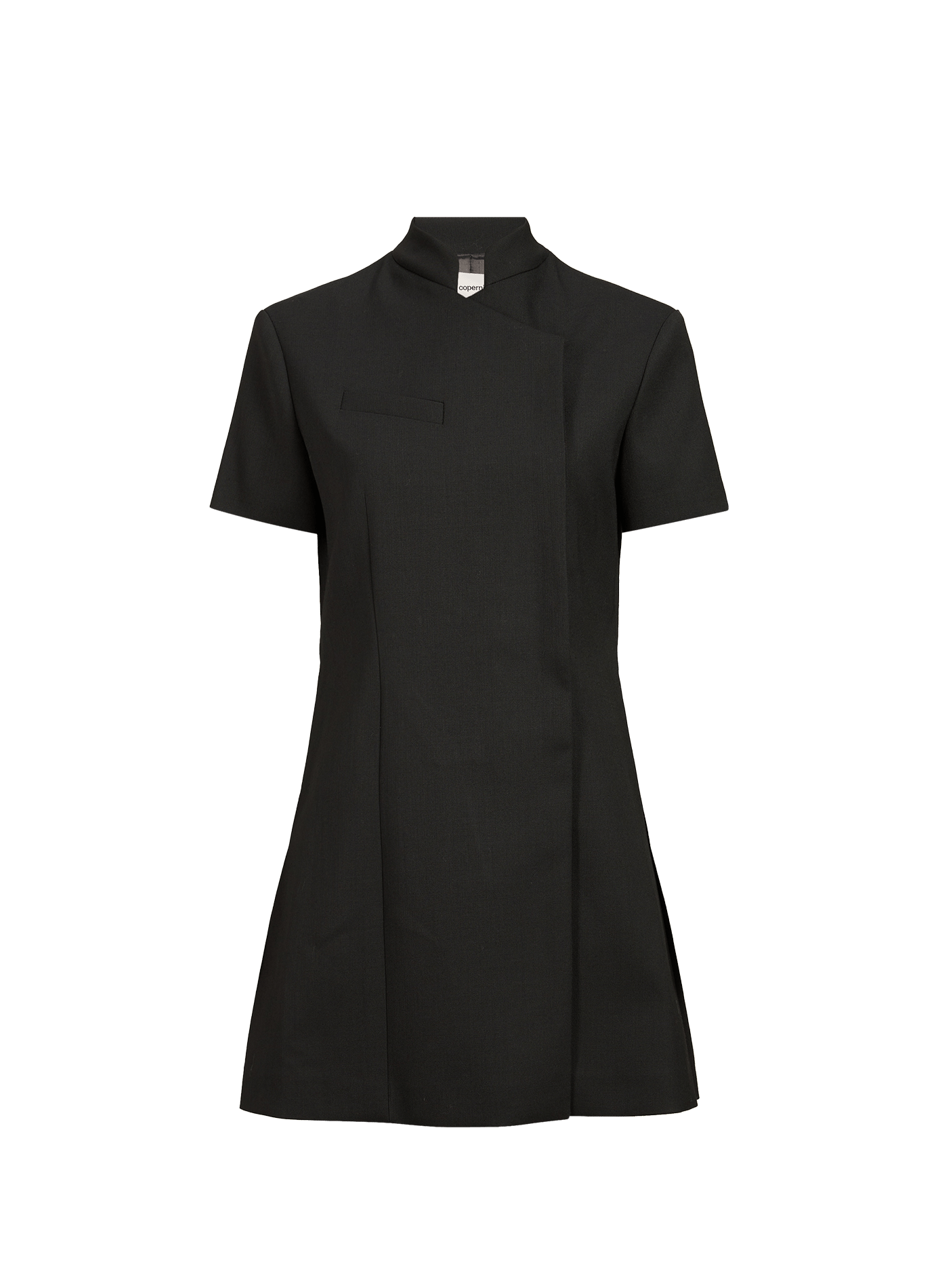 Short mandarin-collar dress COPERNI Black