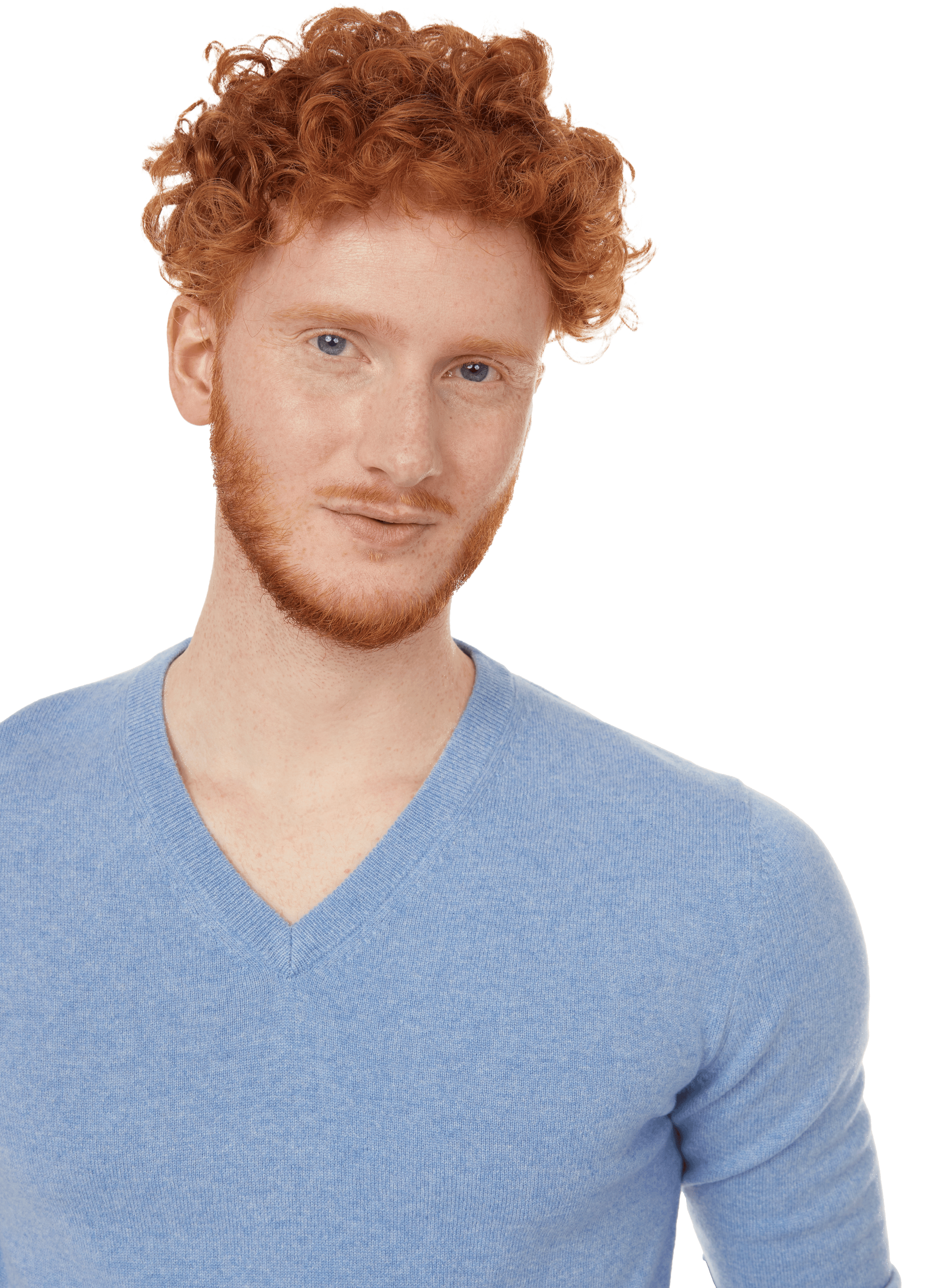 Pull en cachemire AU PRINTEMPS PARIS Bleu