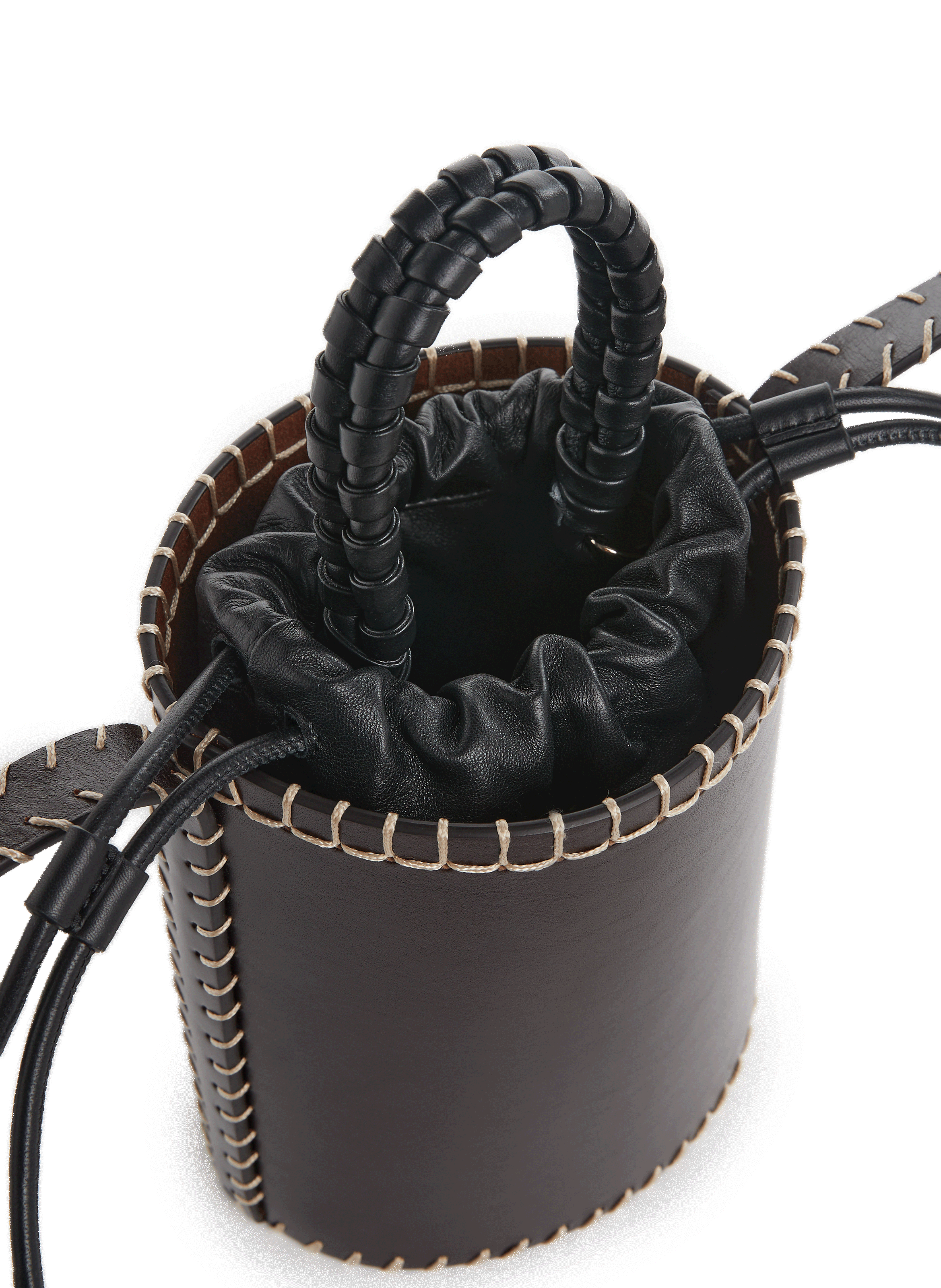 Lawson leather bucket bag CHLOÉ Brown