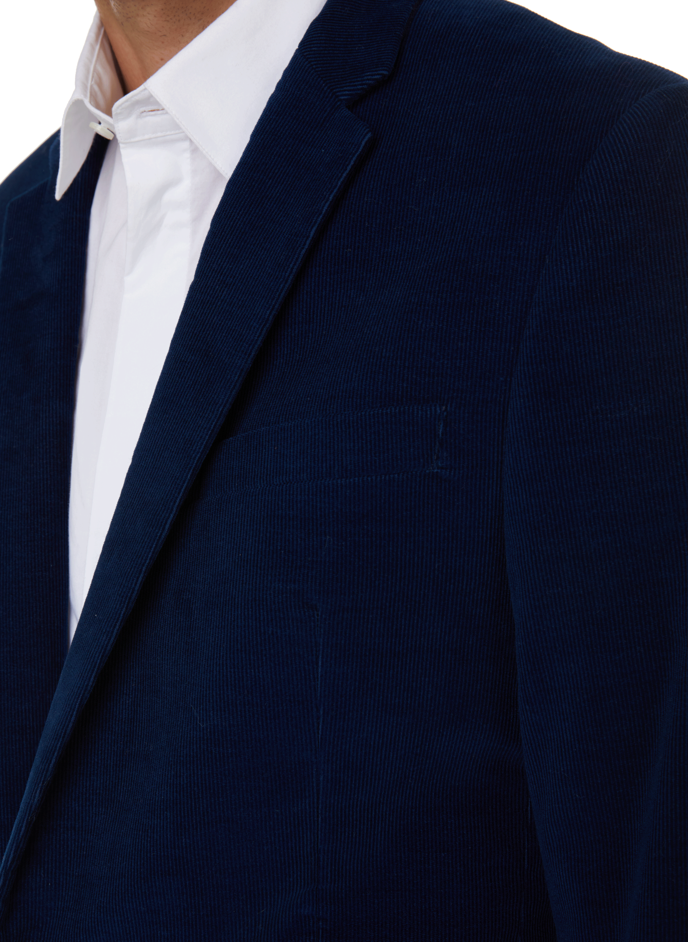 Samt-Cordjacke SAISON 1865 Blau