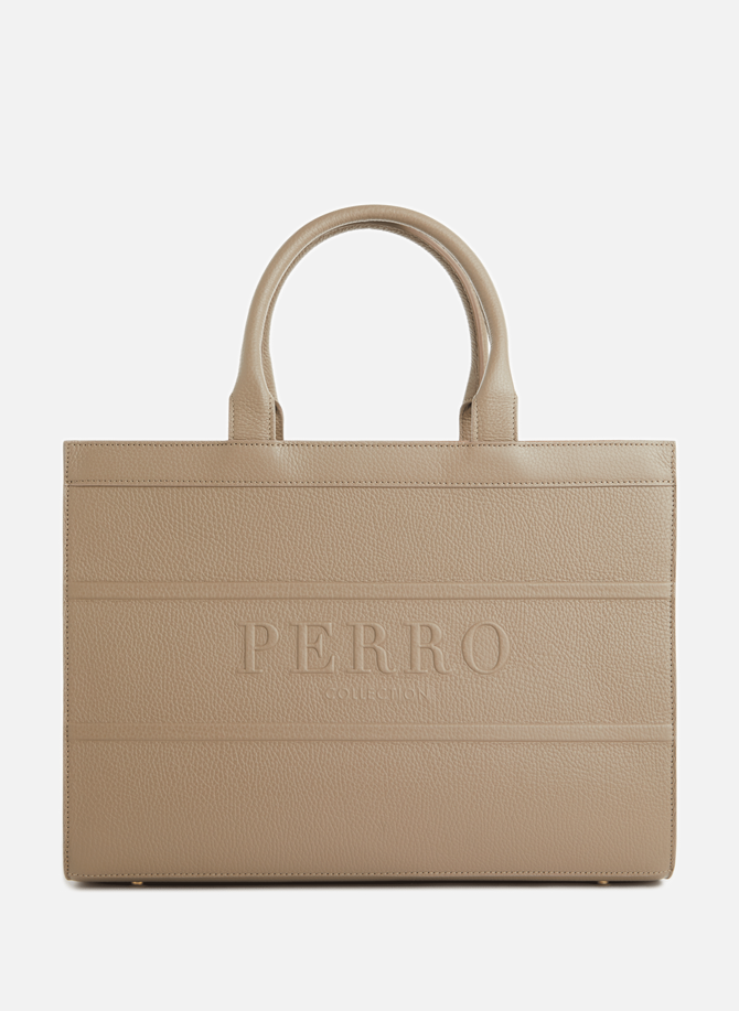 Leather pet travel bag PERRO