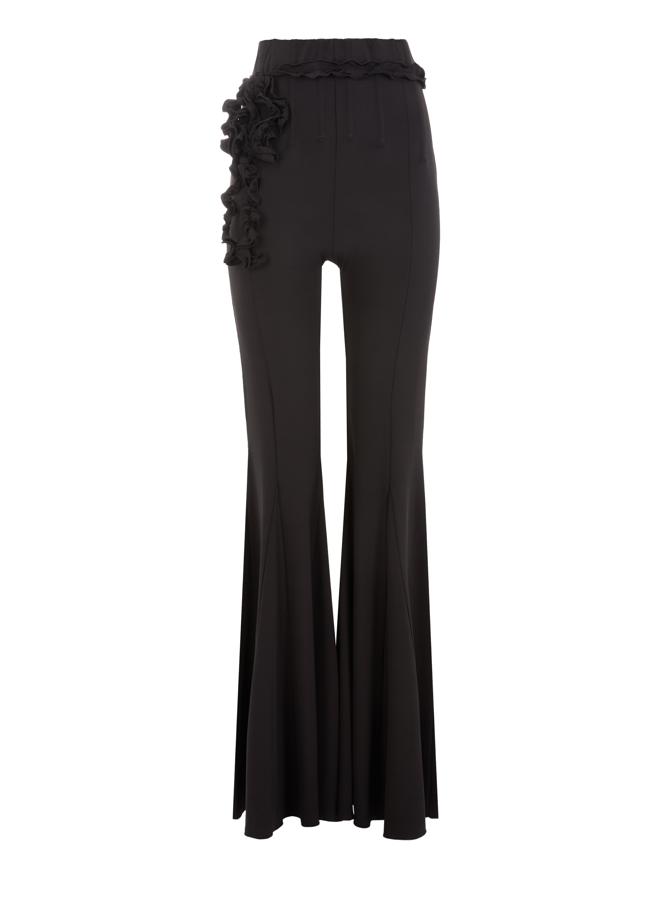 Pantalon évasé ROTATE Noir