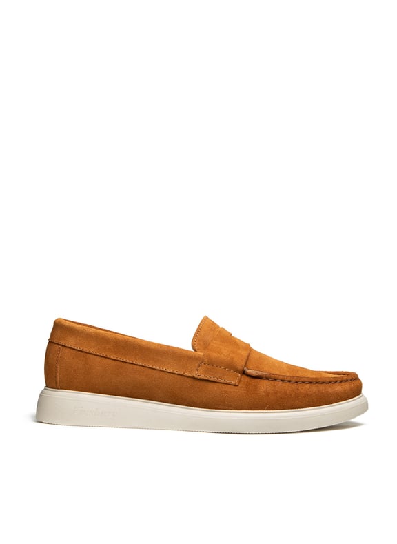 Mocassin acapulco veau velours Marron by FINSBURY FINSBURY Mocassin acapulco veau velours Marron