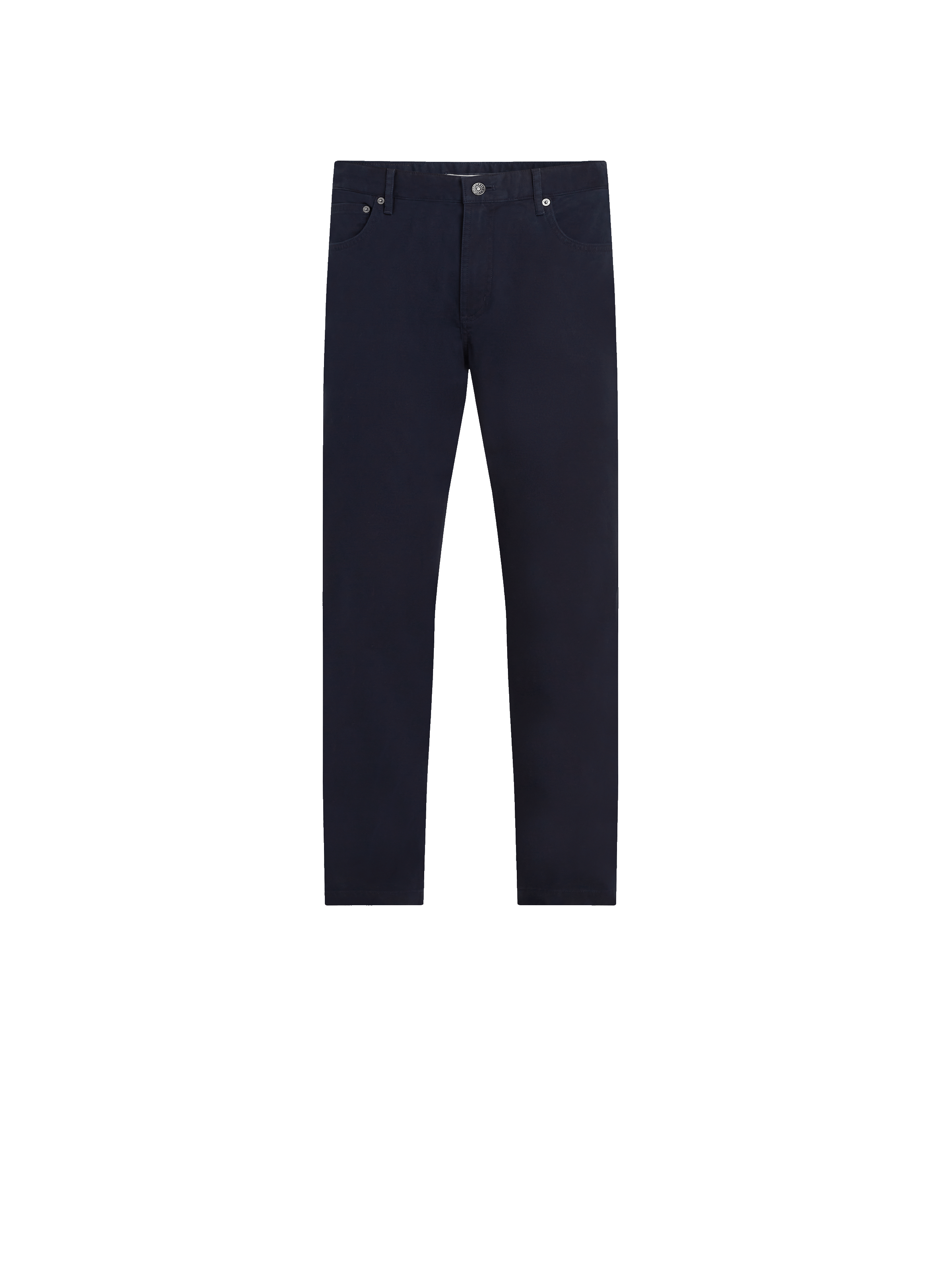 Straight cotton trousers TOMMY HILFIGER Blue
