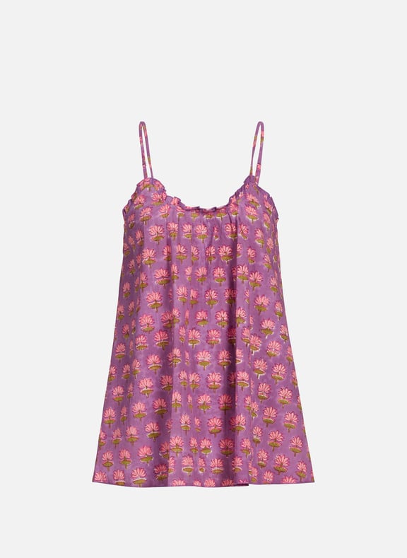 Ensemble pyjama imprimé en coton Violet by GERMAINE DES PRÉS GERMAINE DES PRÉS Ensemble pyjama imprimé en coton Violet