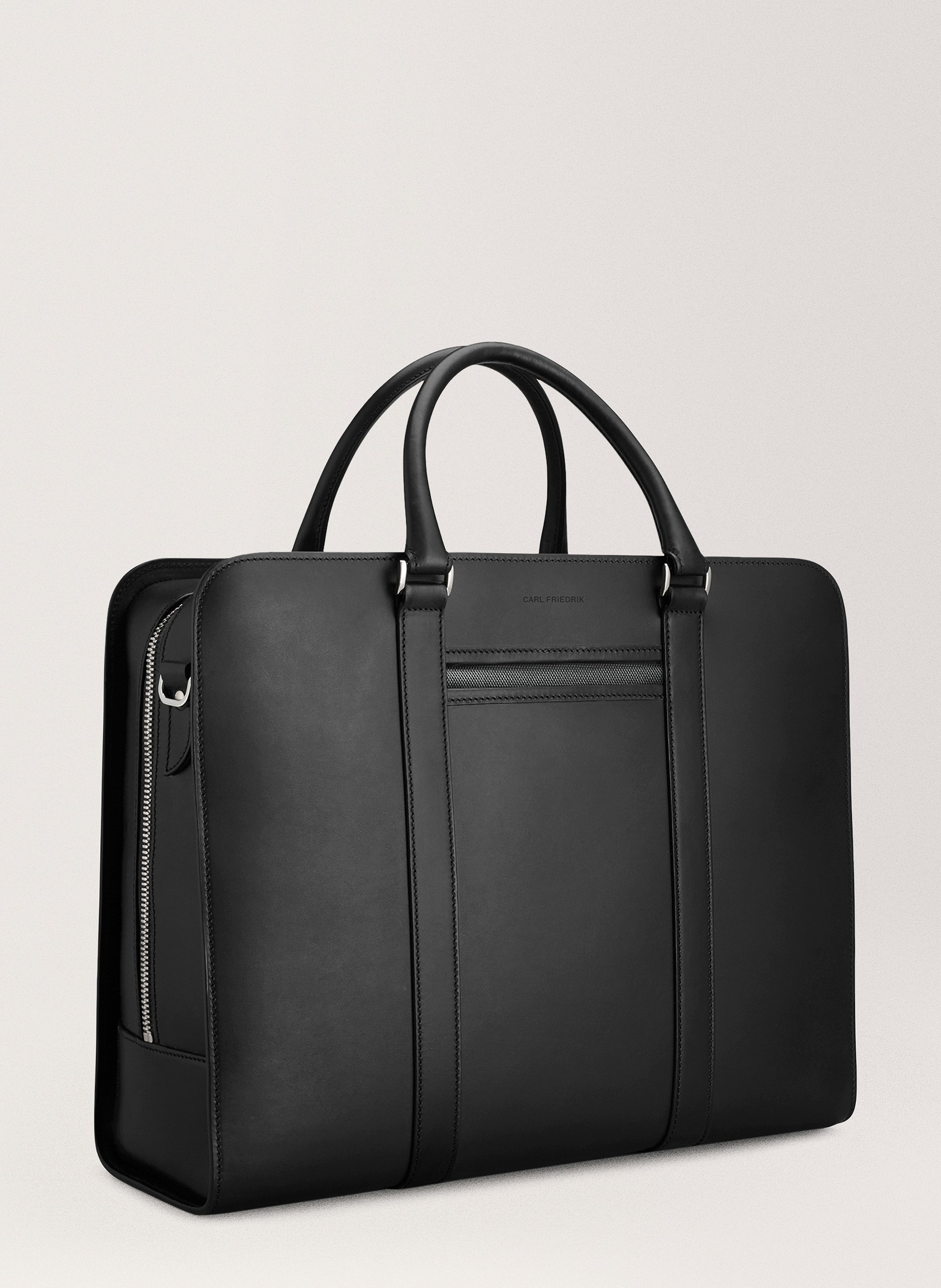 Sac de voyage 'palissy overnight' en cuir vachetta CARL FRIEDRIK Noir