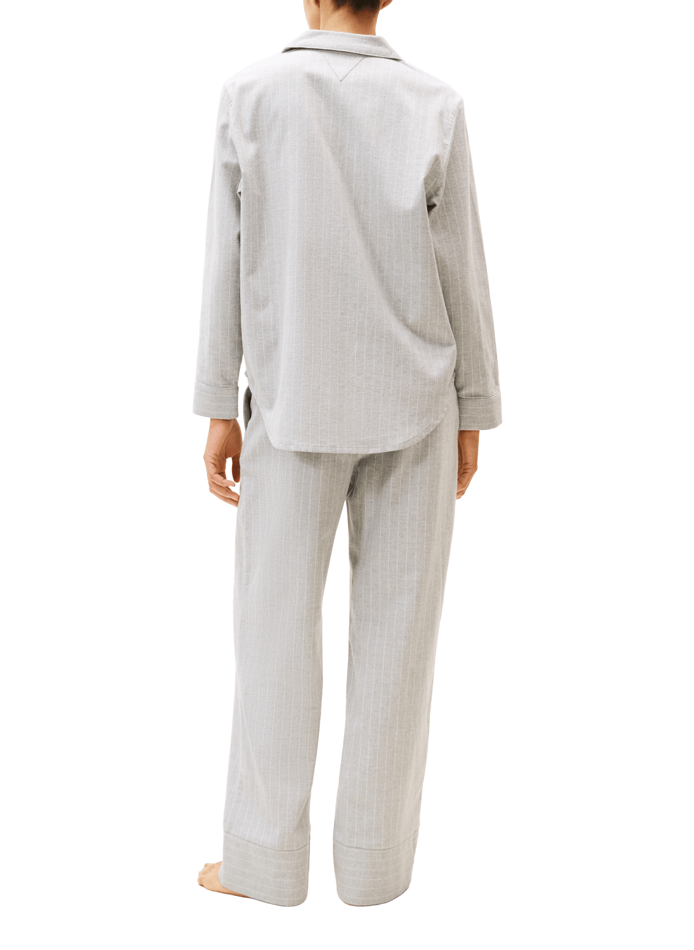 Pyjama en flanelle TOMMY HILFIGER Gris