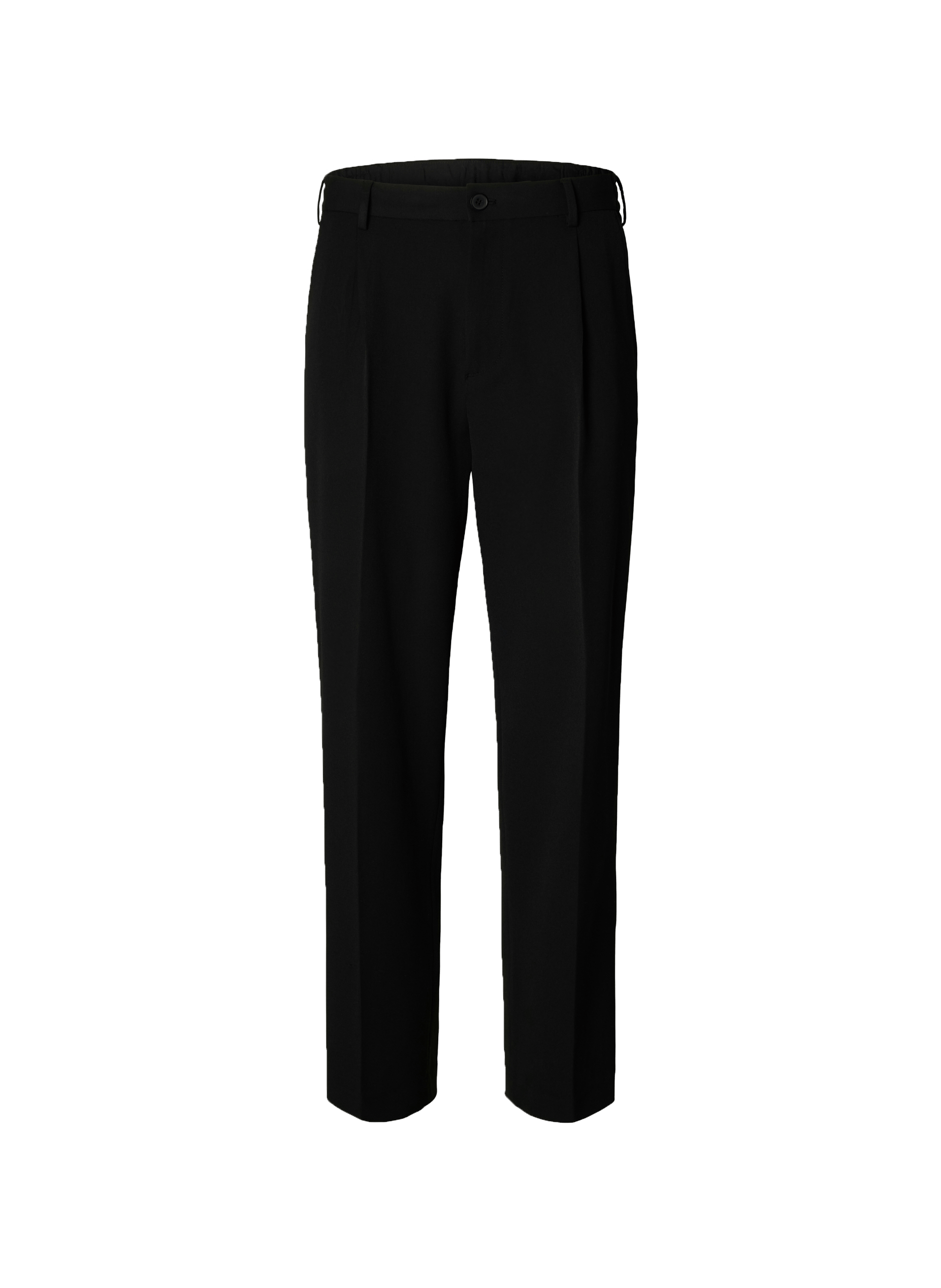 Wide-leg trousers SELECTED Black
